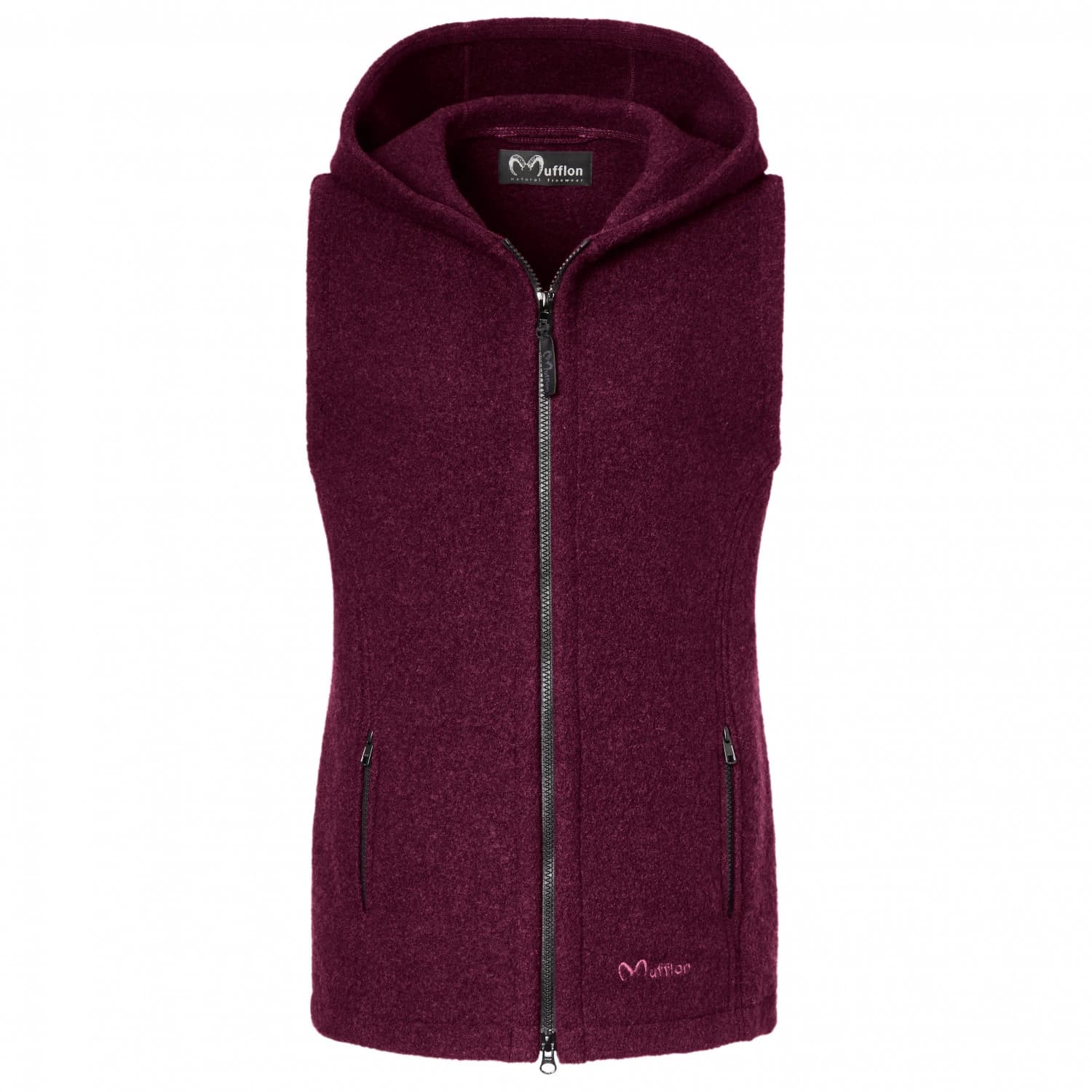 Дамски вълнен елек Mufflon Women's Momo Merino vest - Berry