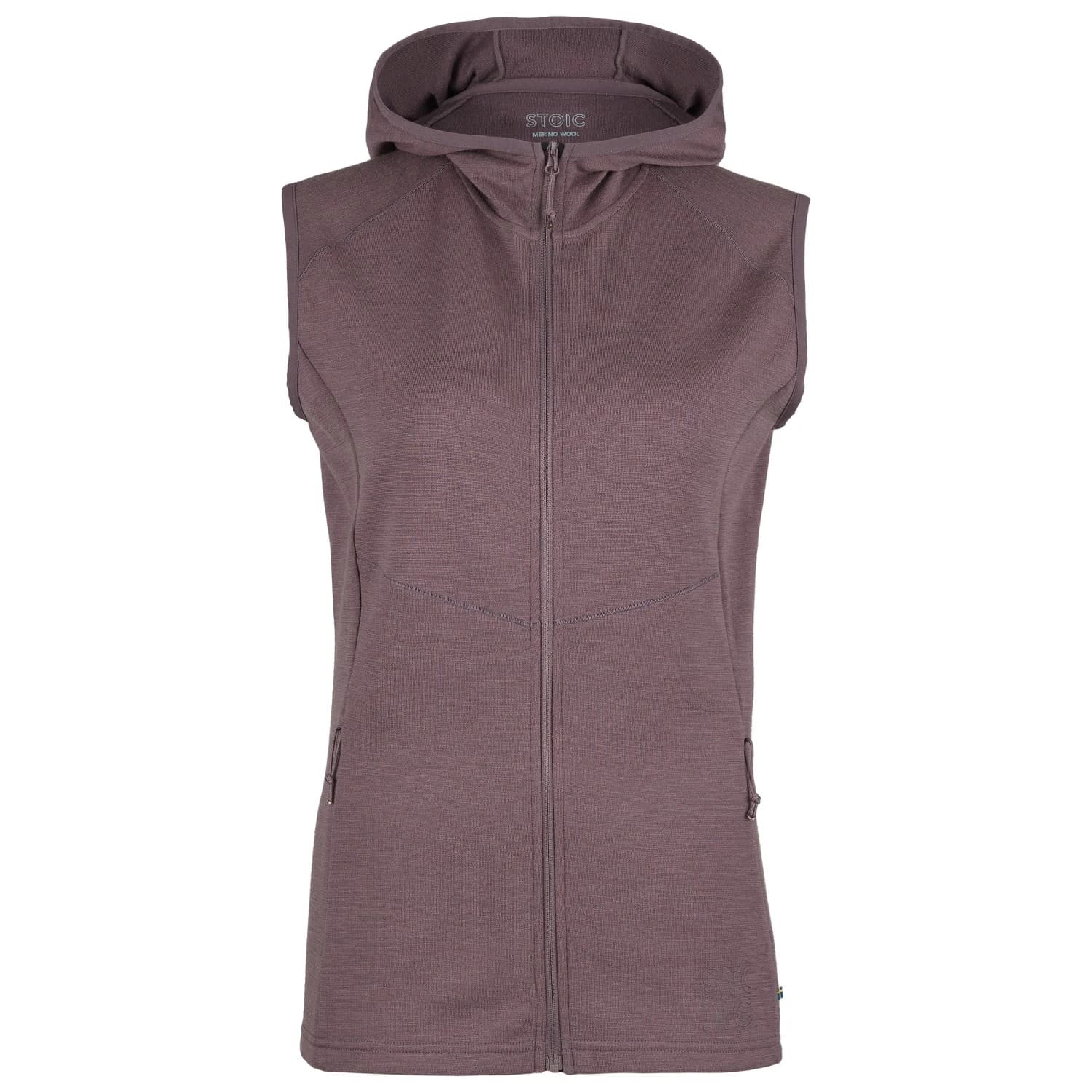 Дамски вълнен елек Stoic Women's Merino260 StadjanSt. Vest Merino vest - Plum Dusk