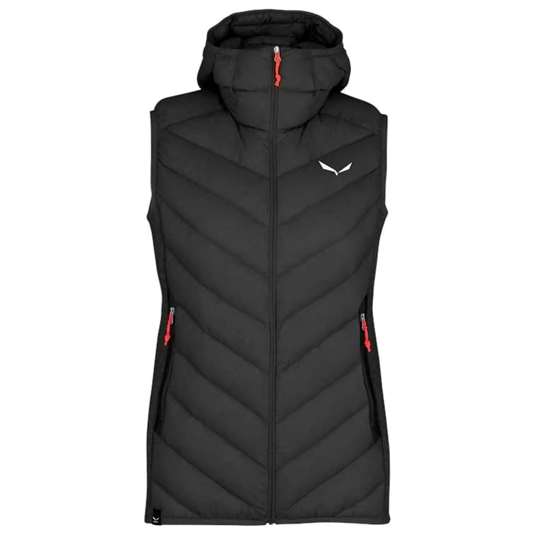 Дамски пухен елек Salewa Women's Sarner/Down Hybrid Vest Down vest - Black Out