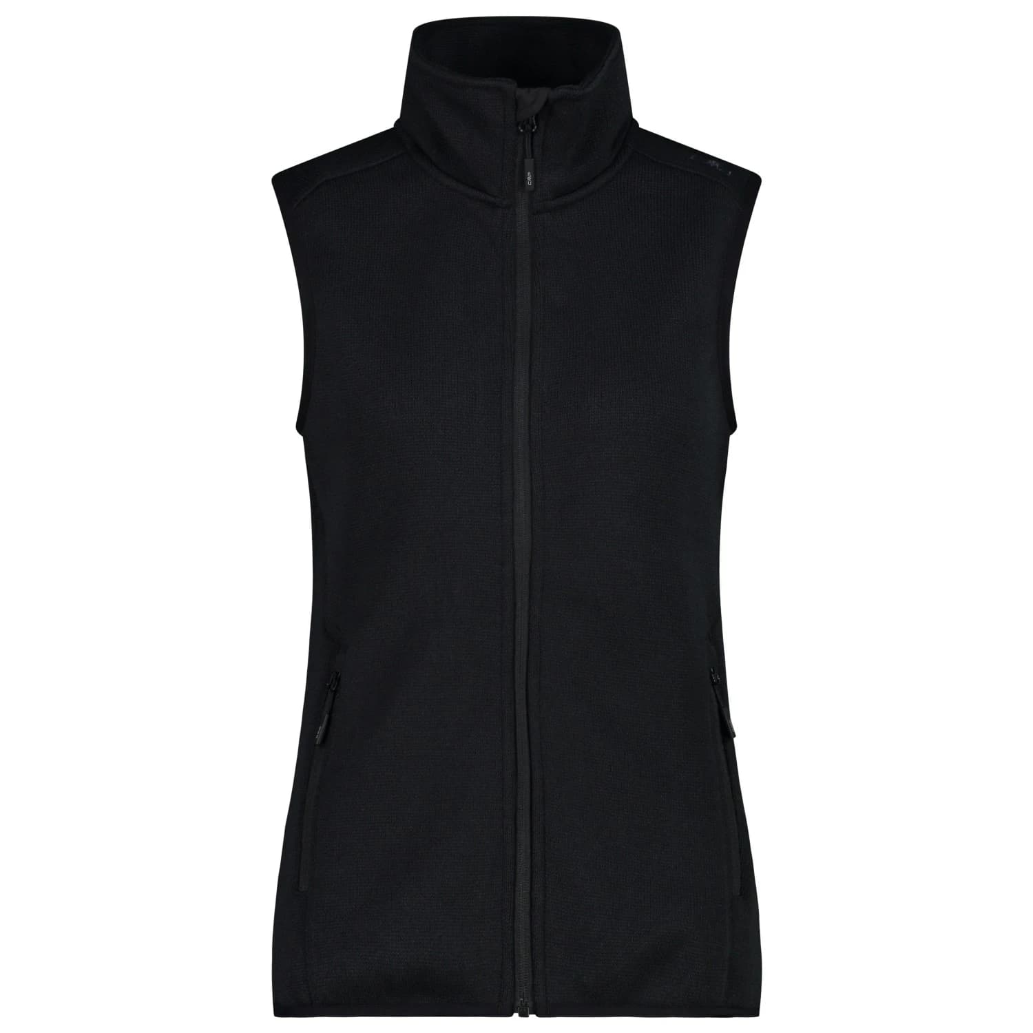 Дамски поларен елек Cmp Women's Vest Jacquard Knitted Fleece vest - Nero / Titanio