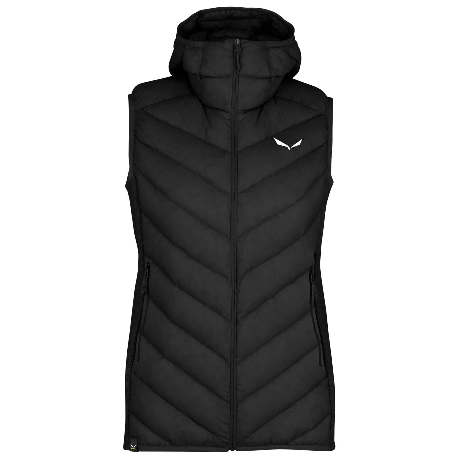 Дамски вълнен елек Salewa Women's Fanes Sarner RDS Down Hybrid Vest Down vest - Black Out