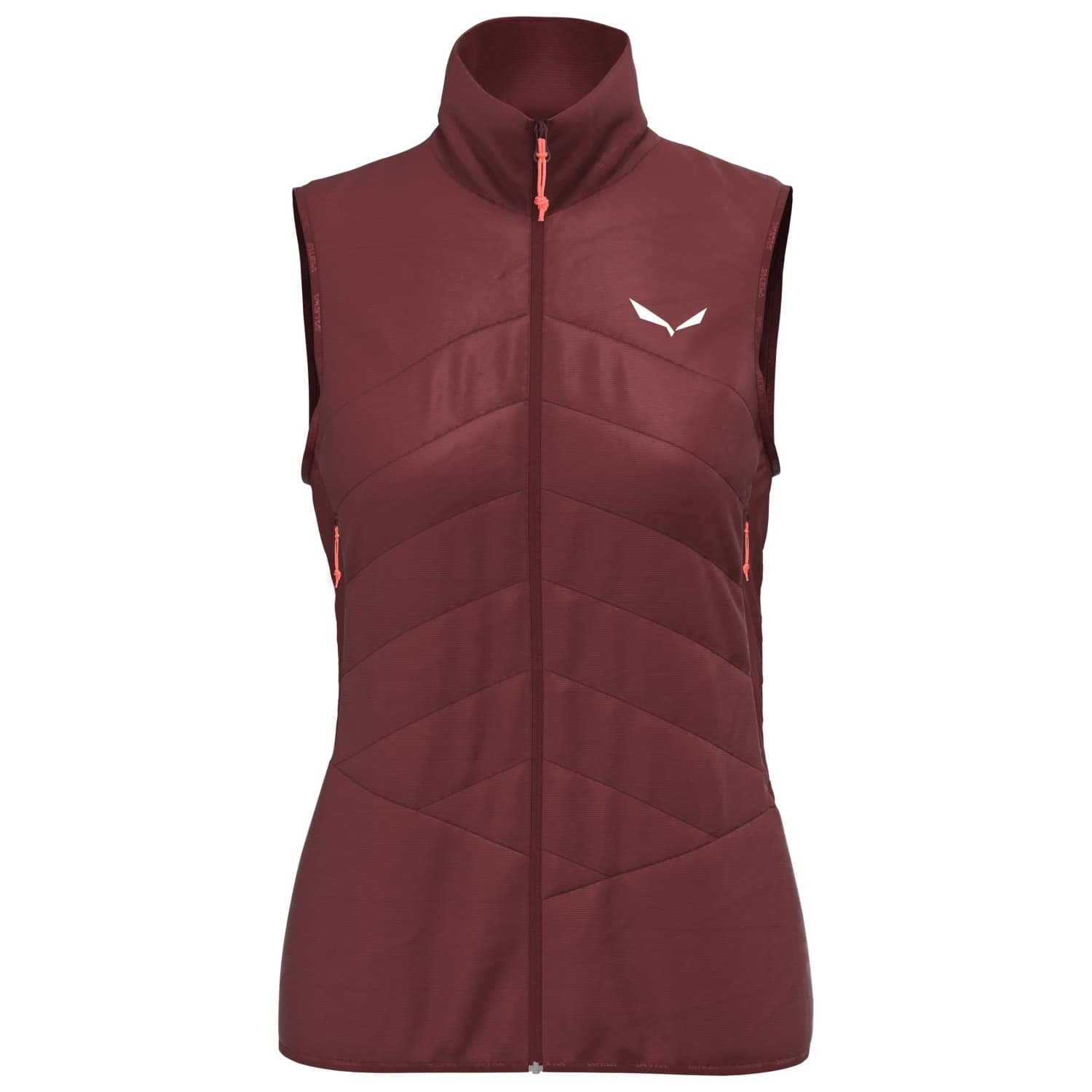 Дамски вълнен елек Salewa Women's Ortles Hybrid TWR Vest Wool vest - Syrah