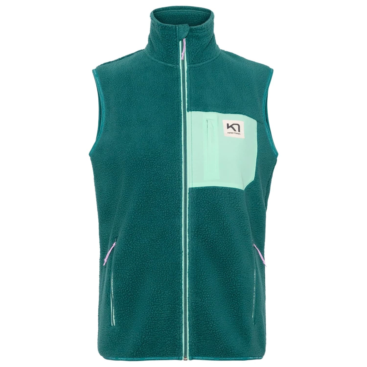Дамски поларен елек Kari Traa Women's Rothe Vest Fleece vest - Peacock