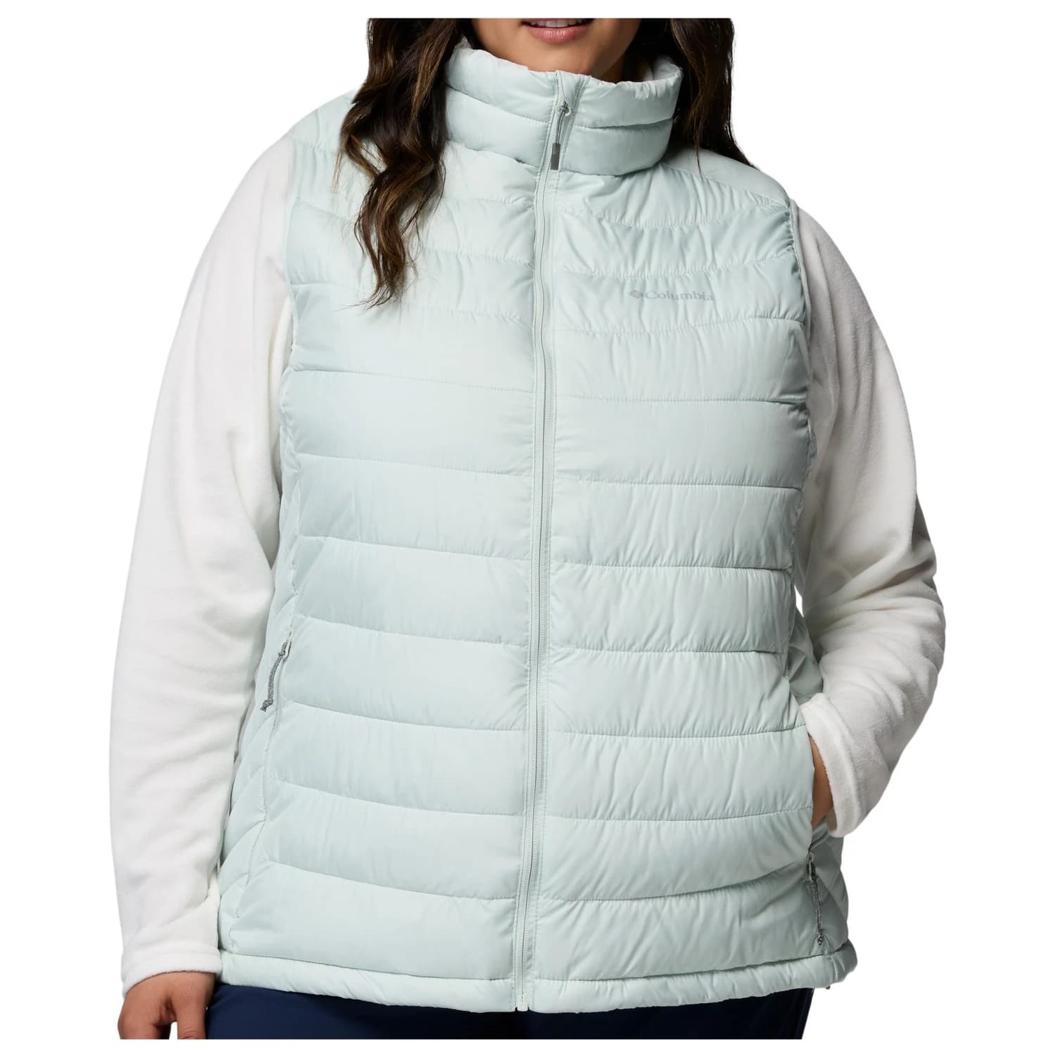 Синтетичен елек Columbia Women's Powder Lite II Vest Synthetic vest - Tea Light