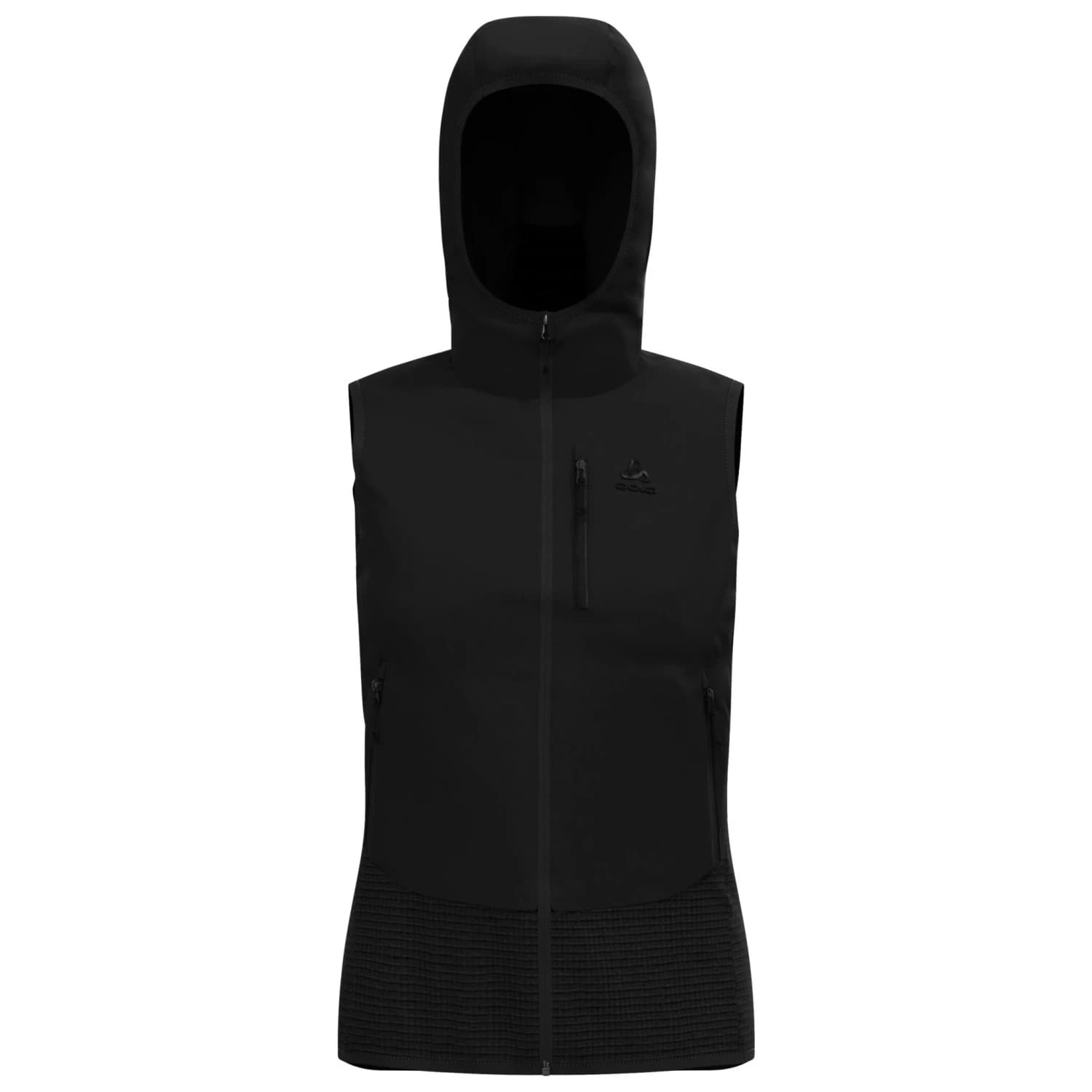 Дамски синтетичен елек Odlo Women's Ascent Hybrid Vest Insulated Synthetic vest - Black