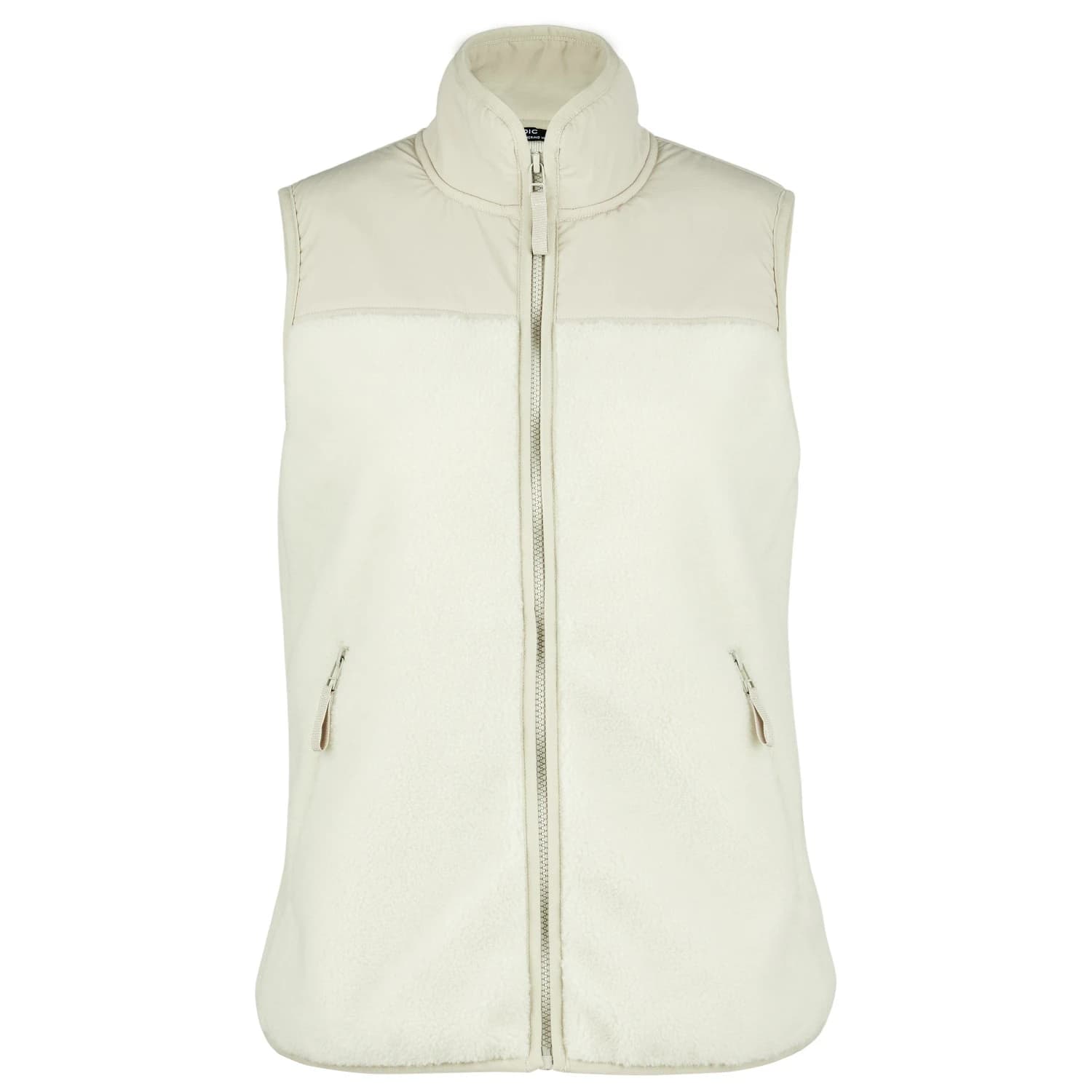Дамски поларен елек Stoic Women's MerinoHighPile357 VallsboSt. Vest Fleece vest - Birch White / Fog Grey
