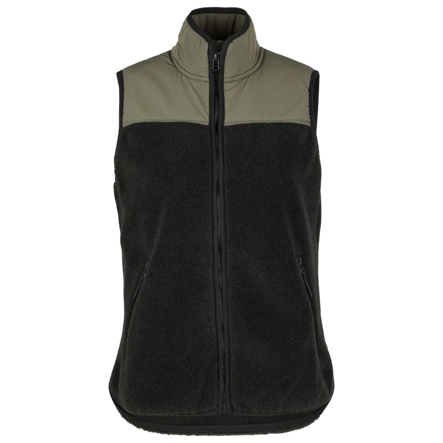 Дамски поларен елек Stoic Women's MerinoHighPile357 VallsboSt. Vest Fleece vest - Black / Dark Olive