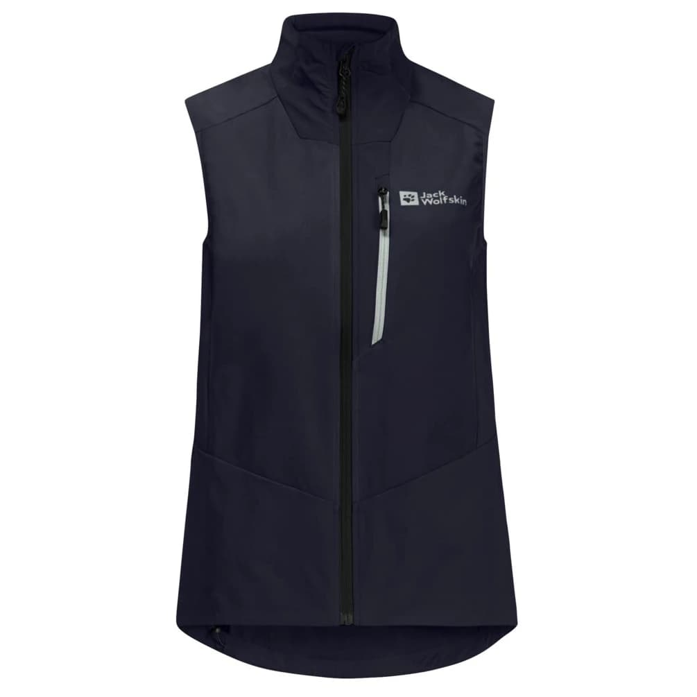 Дамски софтшел елек Jack wolfskin Women's Alpspitze Vest Softshell vest - Graphite