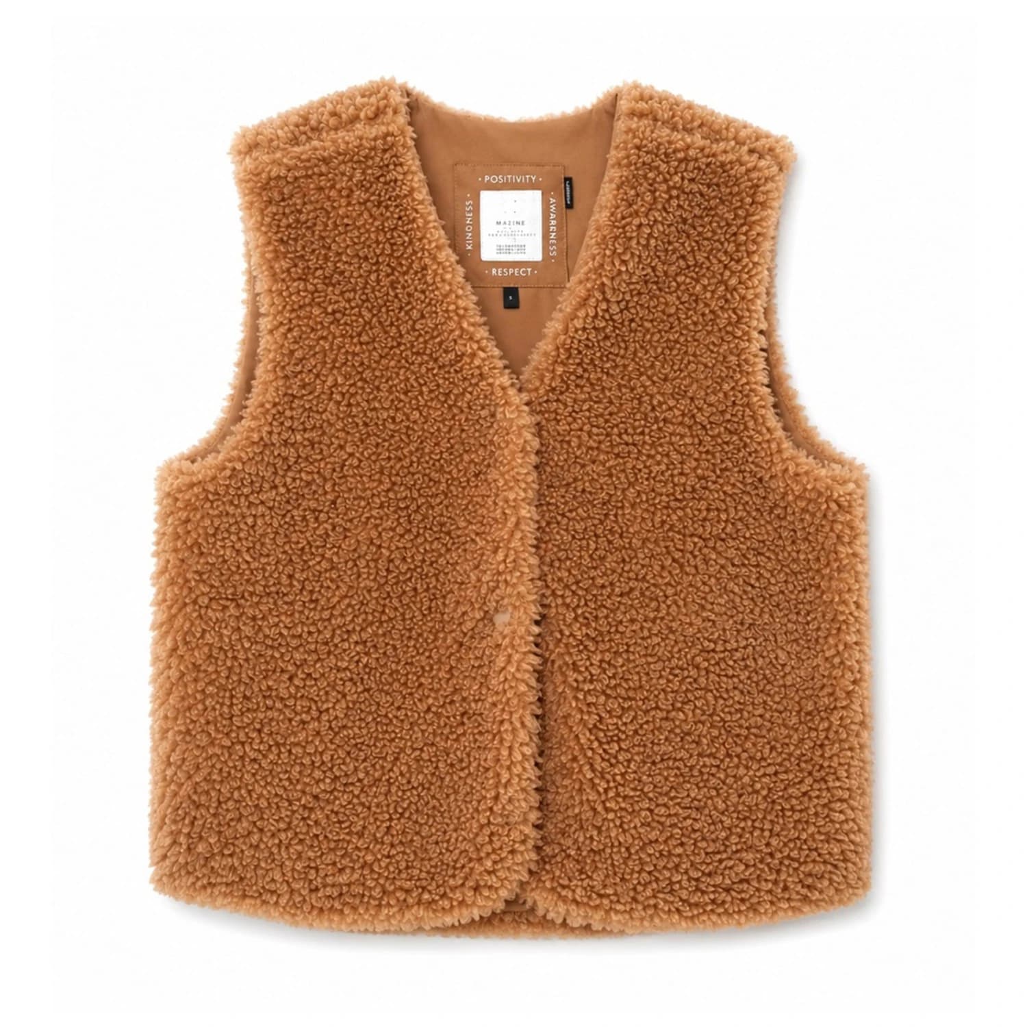 Поларен елек Mazine Women's Faux-Fur Vest Fleece vest - Fawn