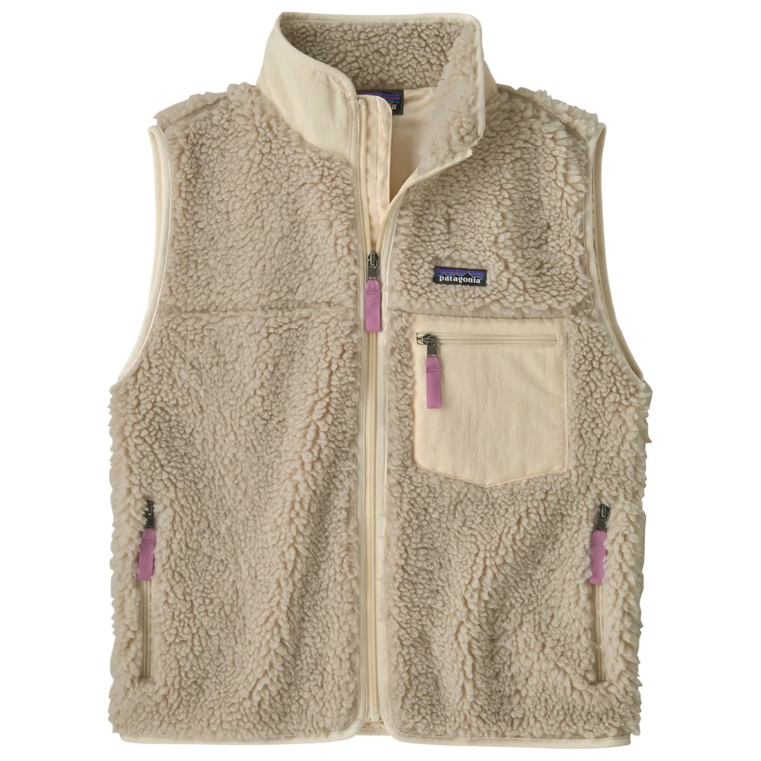 Дамски поларен елек Patagonia Women's Classic Retro-X Vest Fleece vest - Natural w/Light Violet