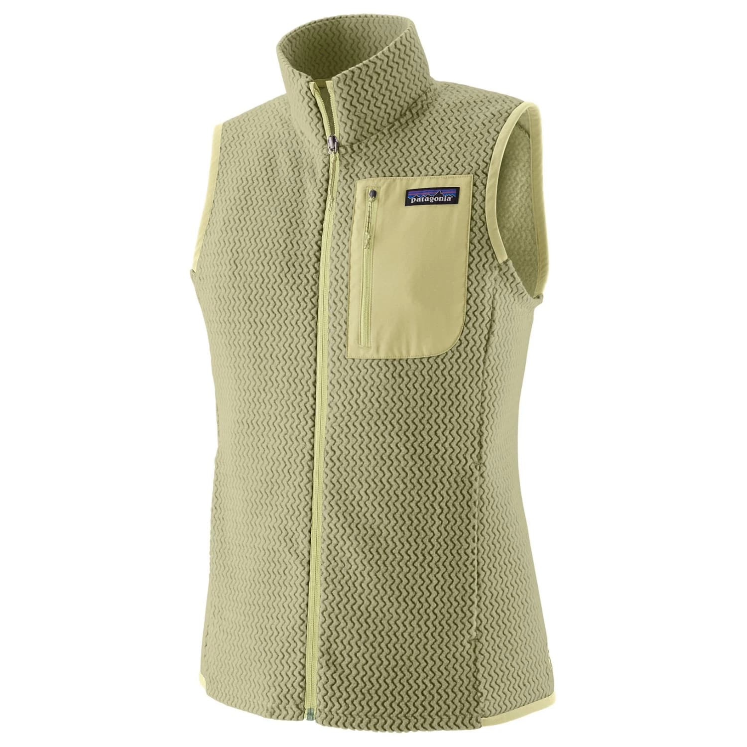 Дамски поларен елек Patagonia Women's R1 Air Vest Fleece vest - Vellum Green