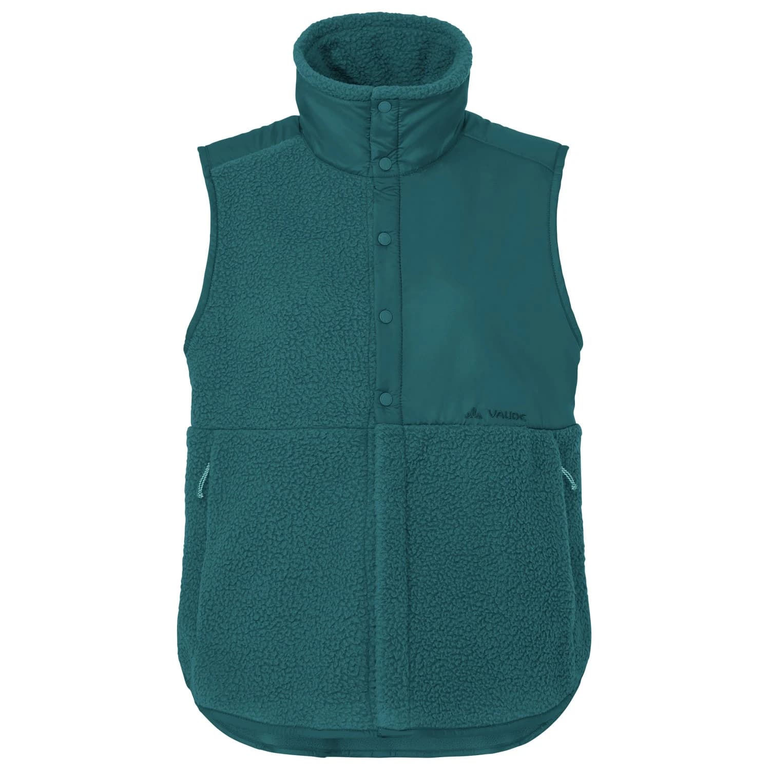 Дамски поларен елек Vaude Women's Najun Fleece Vest Fleece vest - Dark Fjord Green