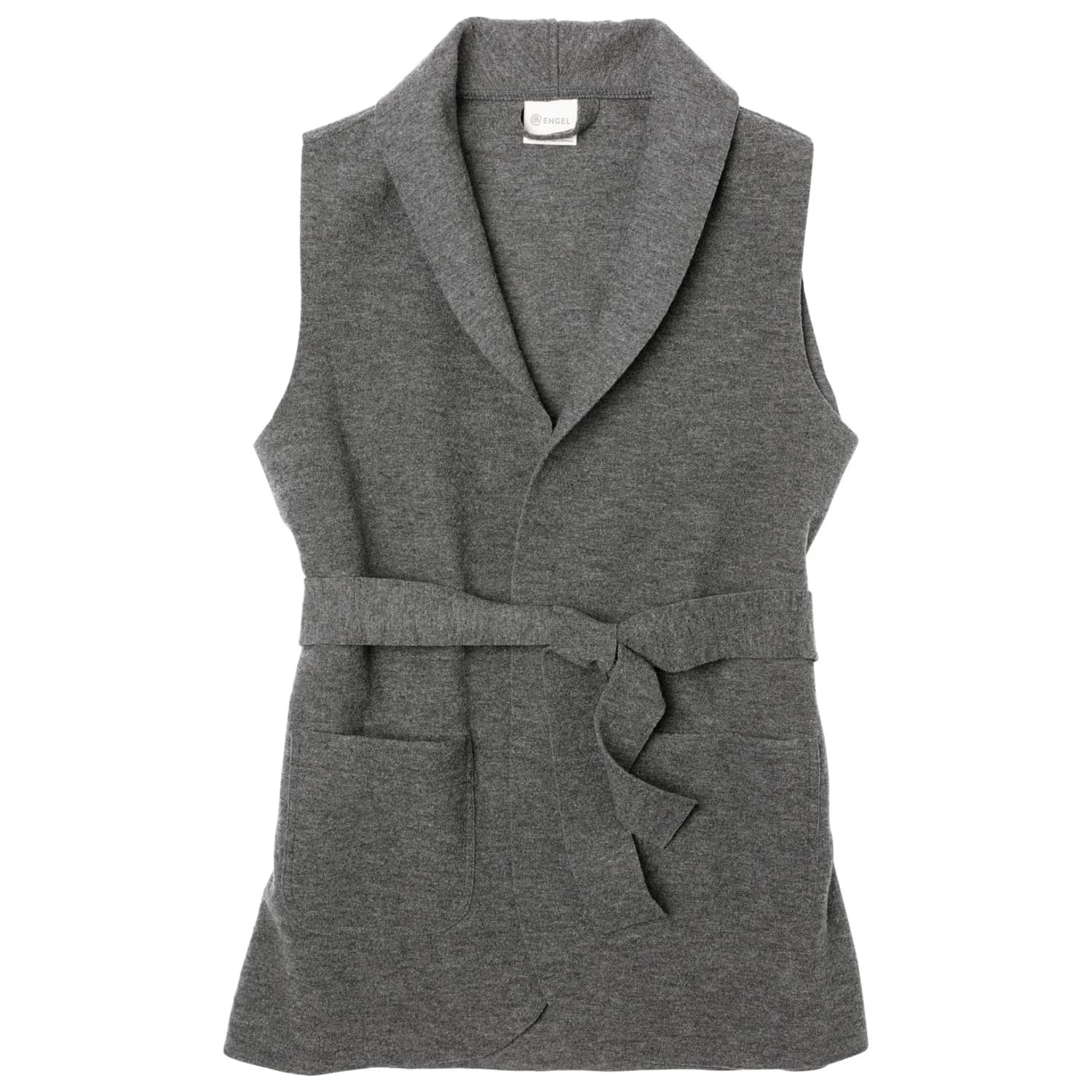 Дамски вълнен елек Engel Women's Vest Merino vest - Lavagrau Melange