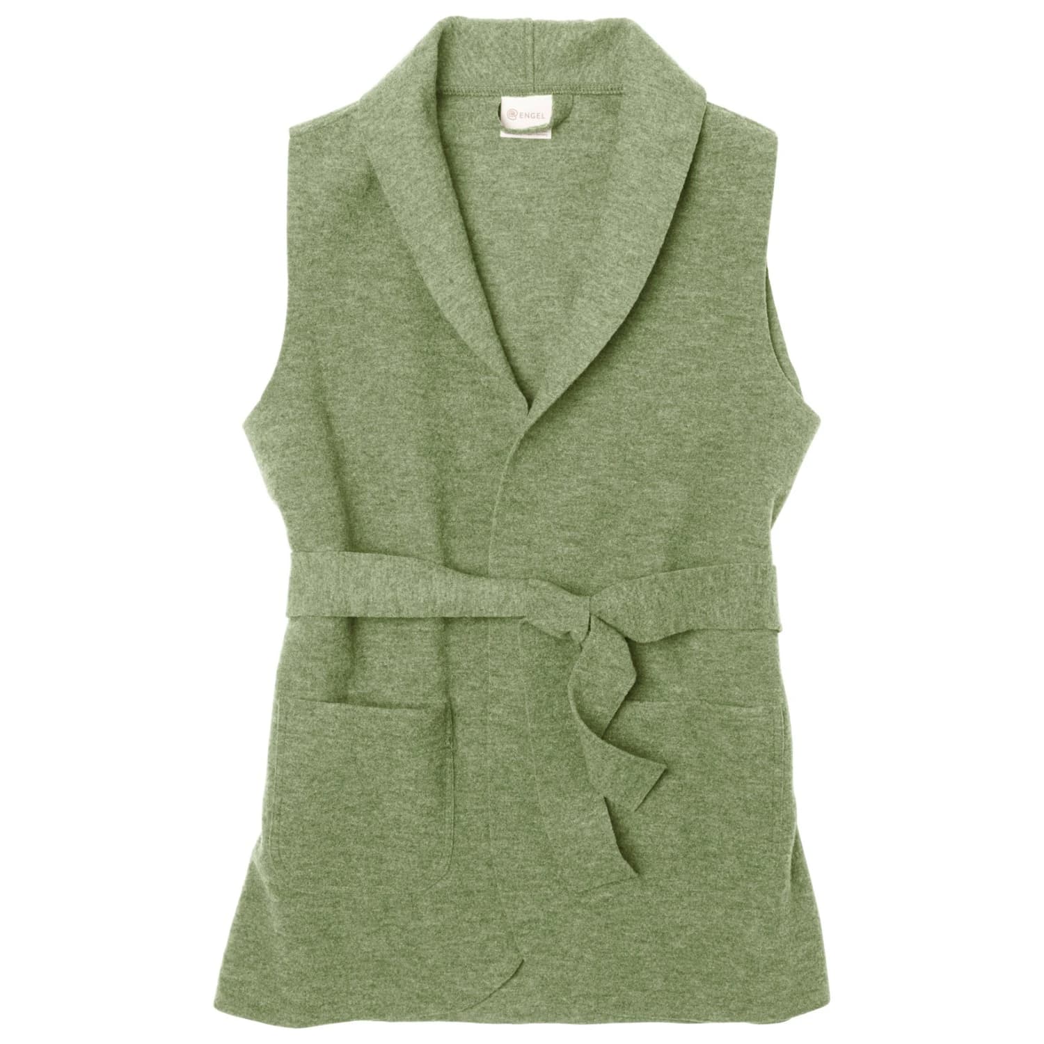Дамски вълнен елек Engel Women's Vest Merino vest - Salbeigrün Melange
