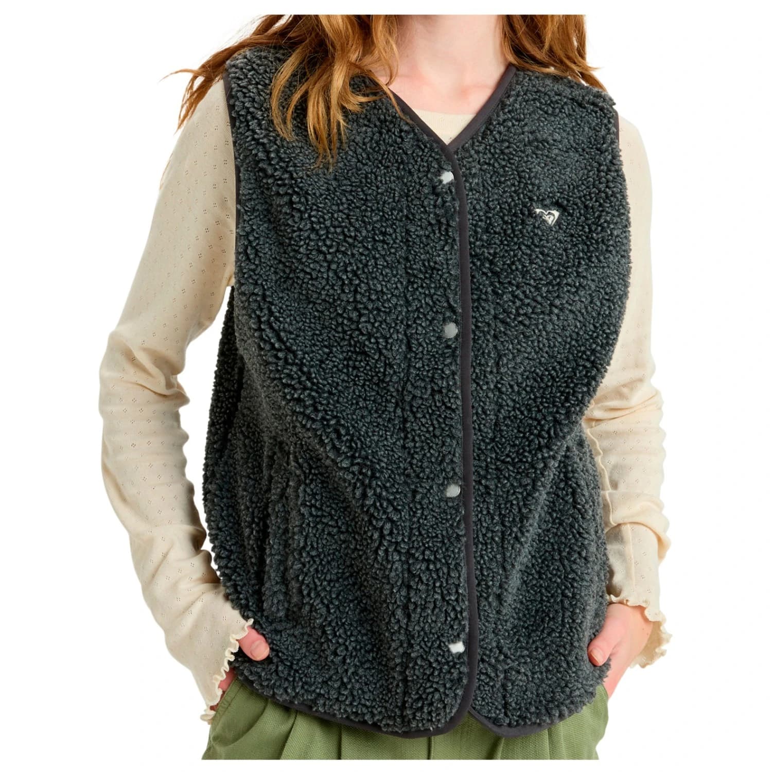 Поларен елек Roxy Women's Iconic Town Vest Fleece vest - Phantom