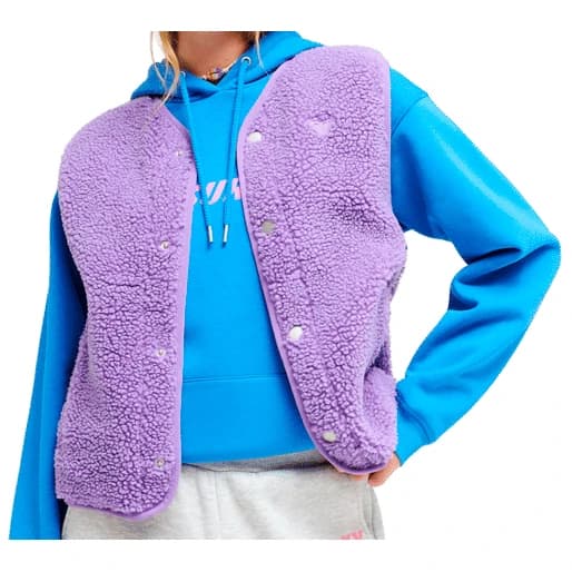 Дамски поларен елек Roxy Women's Iconic Town Vest Fleece vest - Viola