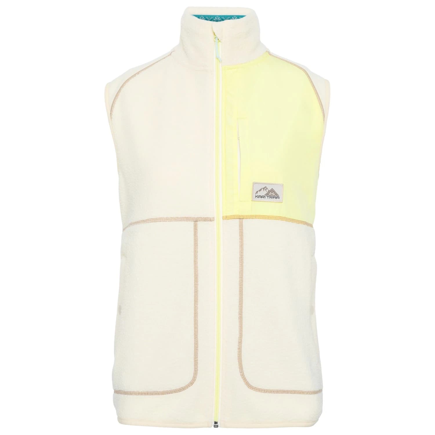 Дамски поларен елек Kari Traa Women's Emma Vest Fleece vest - Off White