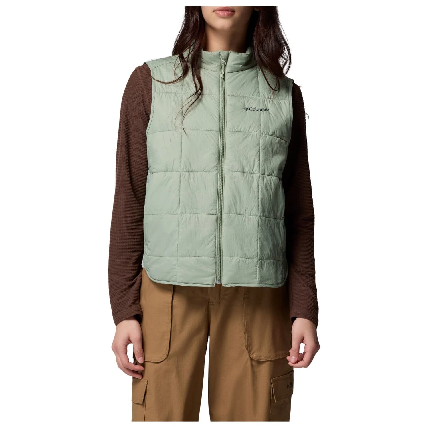 Дамски синтетичен елек Columbia Women's Sienna Hill Quilted Vest Synthetic vest - Safari