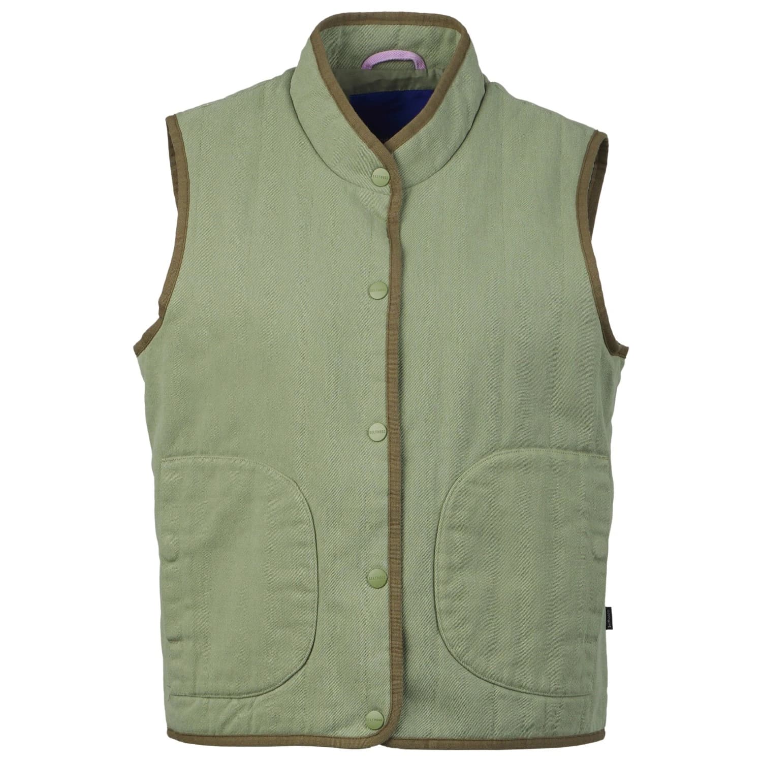 Дамски вълнен елек Selfhood Women's Quilted Vest Casual vest - Lightgreen
