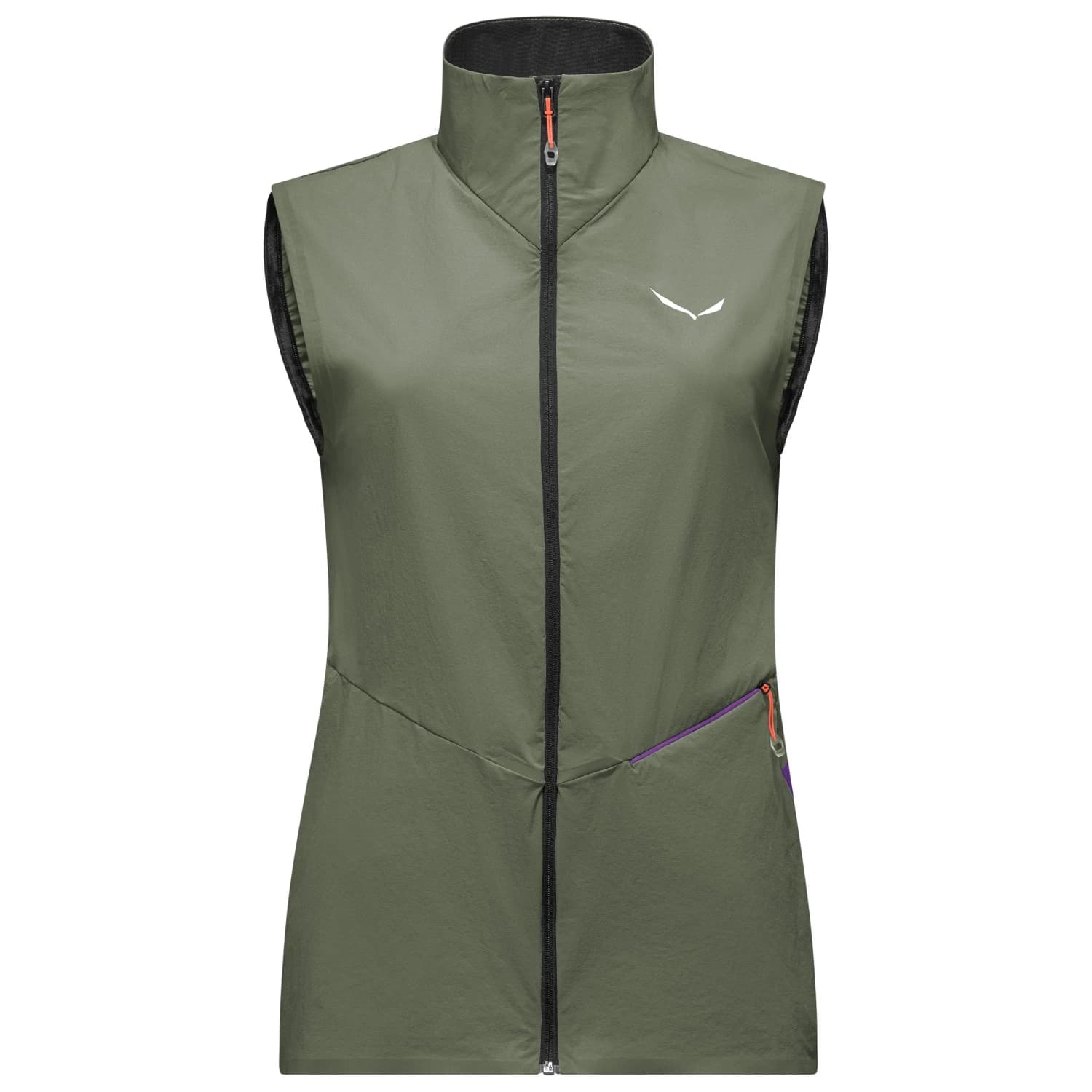 Дамски поларен елек Salewa Women's Pedroc Durastretch Light Vest Fleece vest - Faded Green