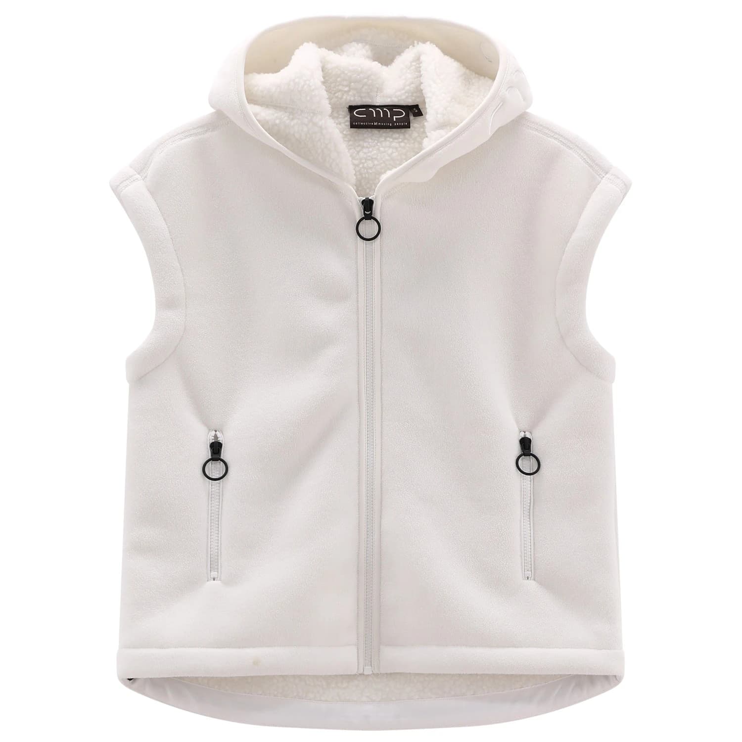 Дамски поларен елек CMP Women's Vest Fix Hood 36P4566 Fleece vest - Snow