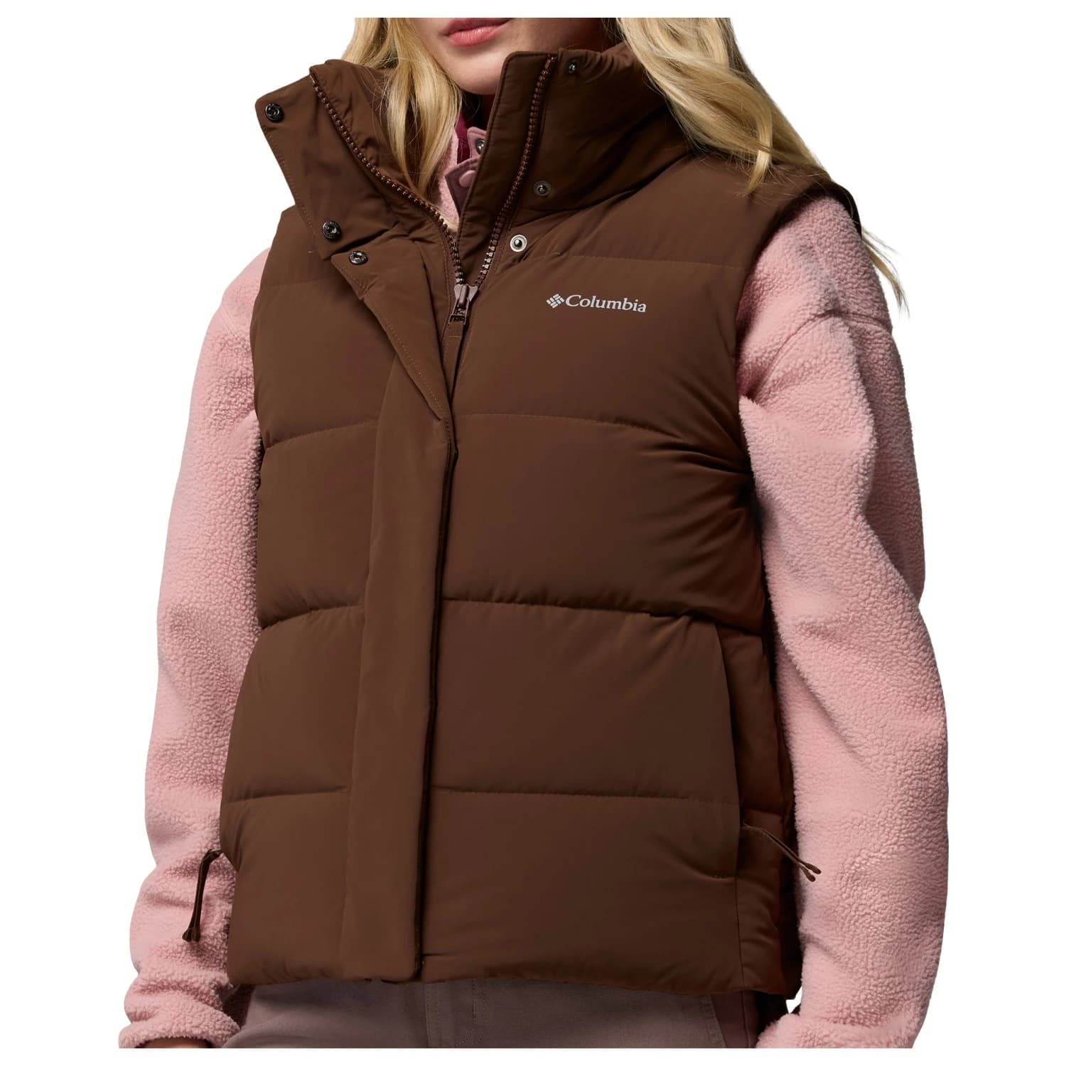 Пухен елек Columbia Women's Amaze Puff Vest Down vest - Tobacco