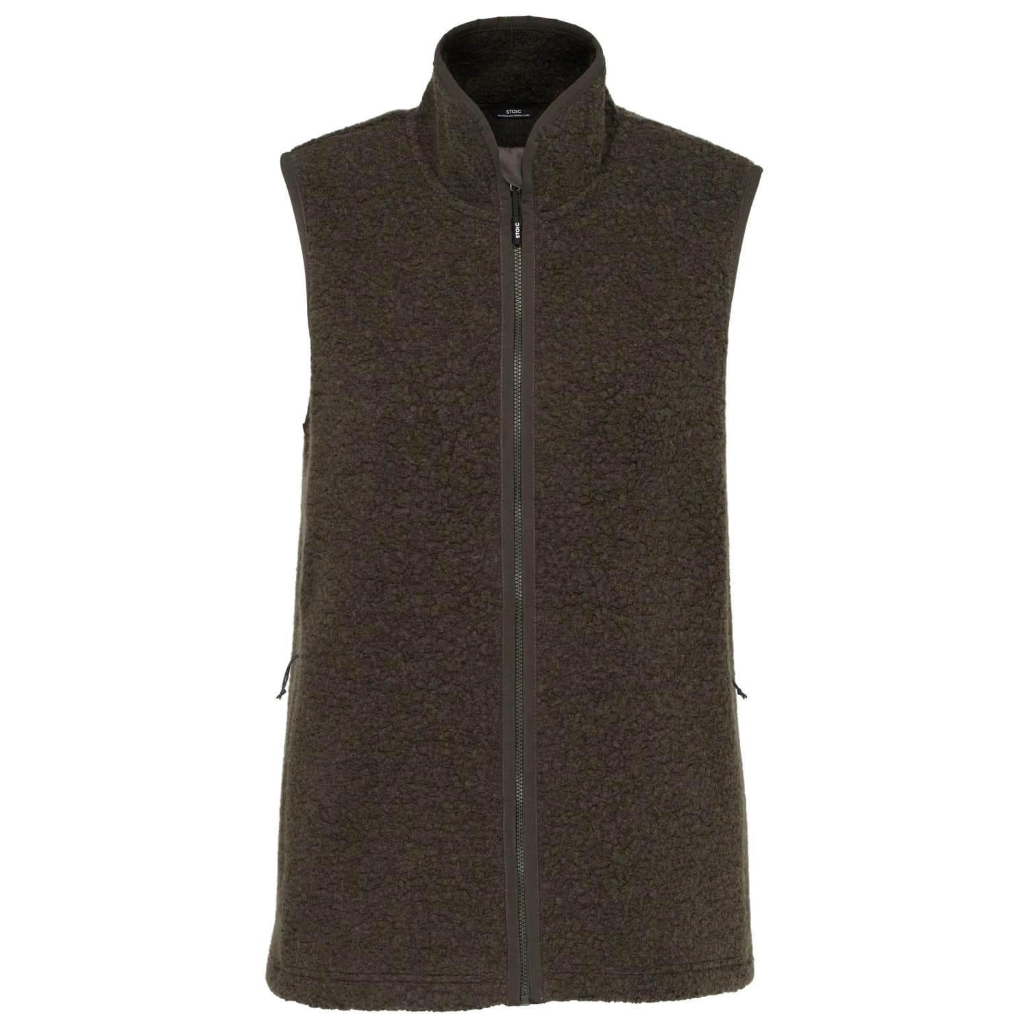 Вълнен елек Stoic Women's MerinoPile RissnaSoftSt. Vest Merino vest - Dark Olive Green