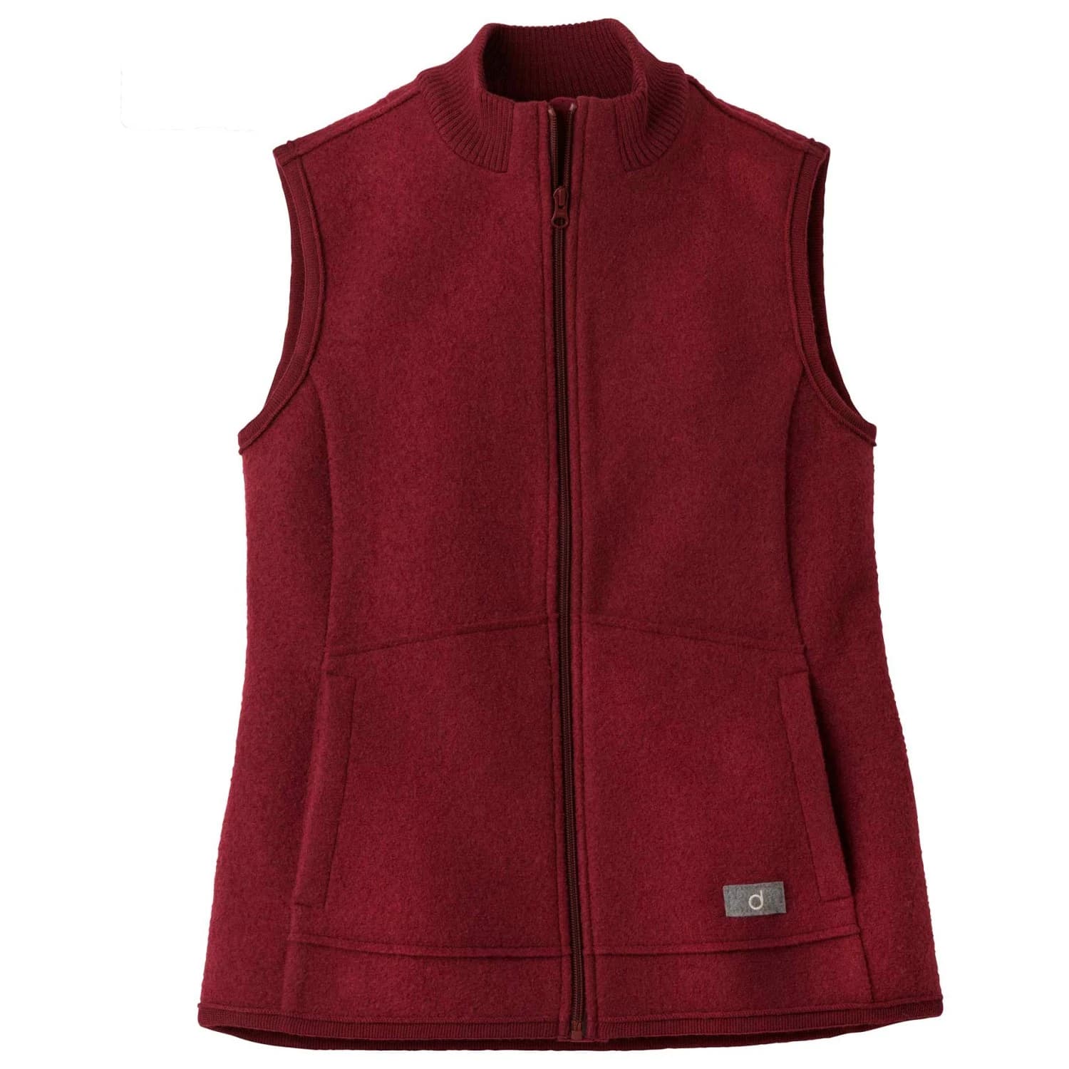 Дамски вълнен елек disana Women's Weste Merino vest - Cassis