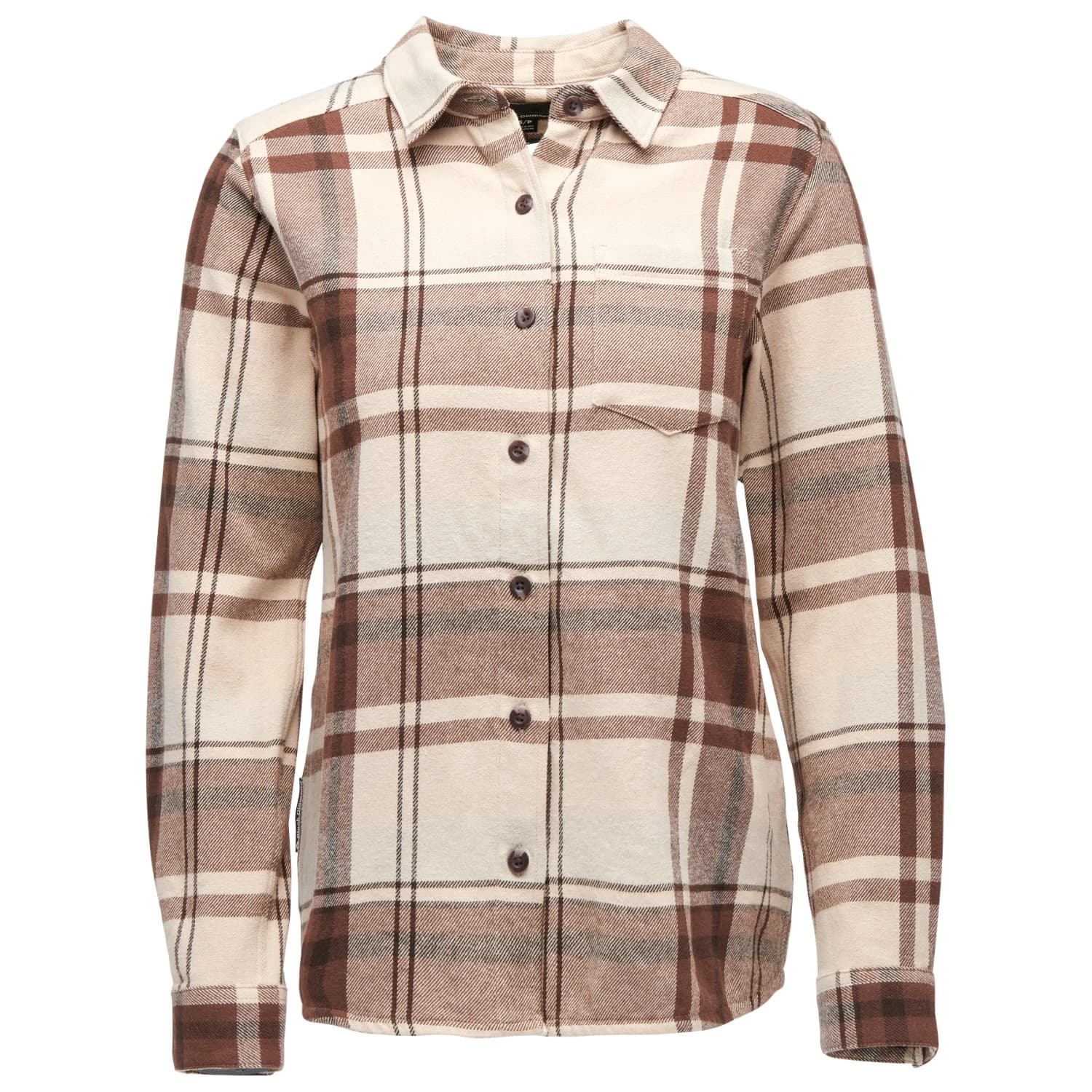 Дамска риза с копчета Black Diamond Women's Project Flannel Shirt - Chalk Pink / Walnut Plaid