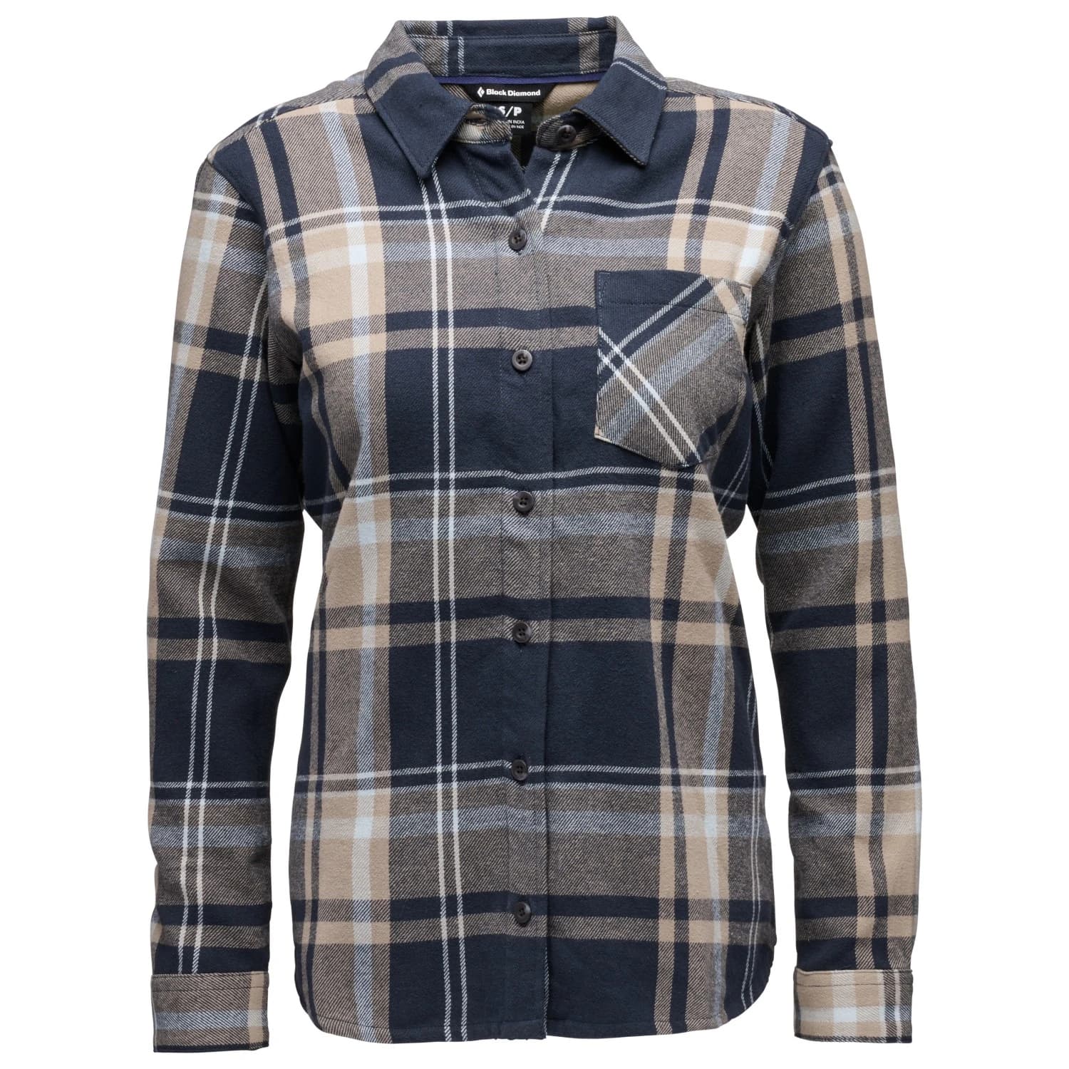 Дамска риза с копчета Black diamond Women's Project Flannel Shirt - Charcoal / Moonstone Plaid