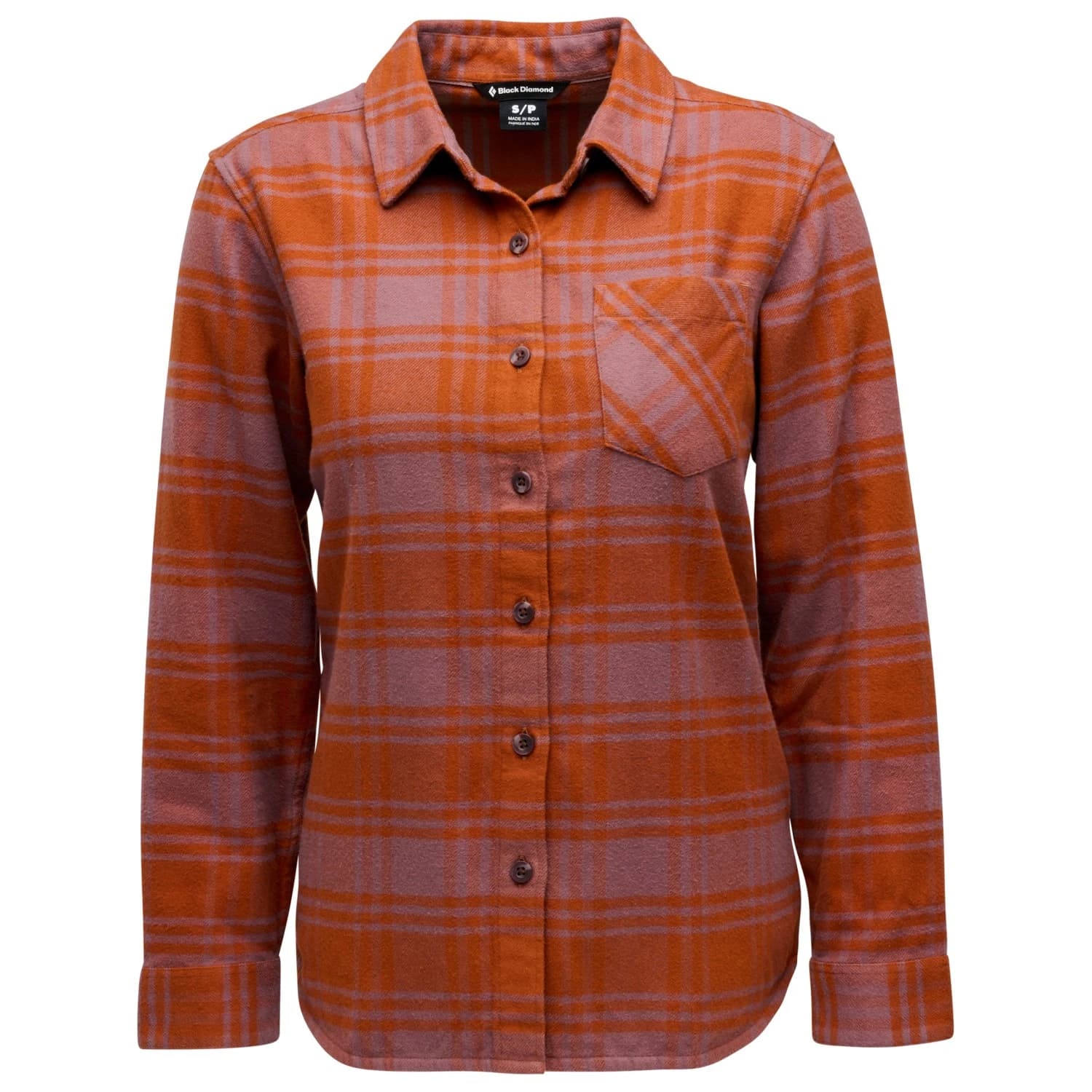 Дамска риза с копчета Black Diamond Women's Project Flannel Shirt - Dark Mauve / Clay