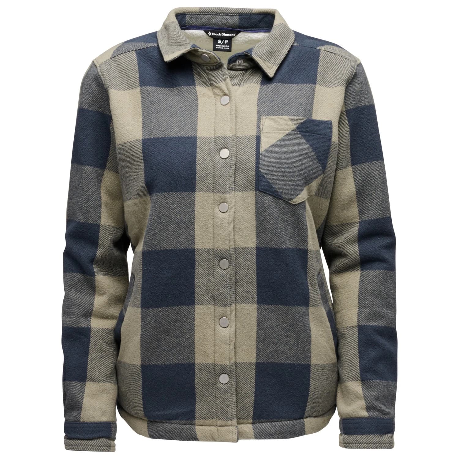 Дамско ежедневно яке Black Diamond Women's Project Lined Flannel Shirt - Charcoal / Pine Smoke