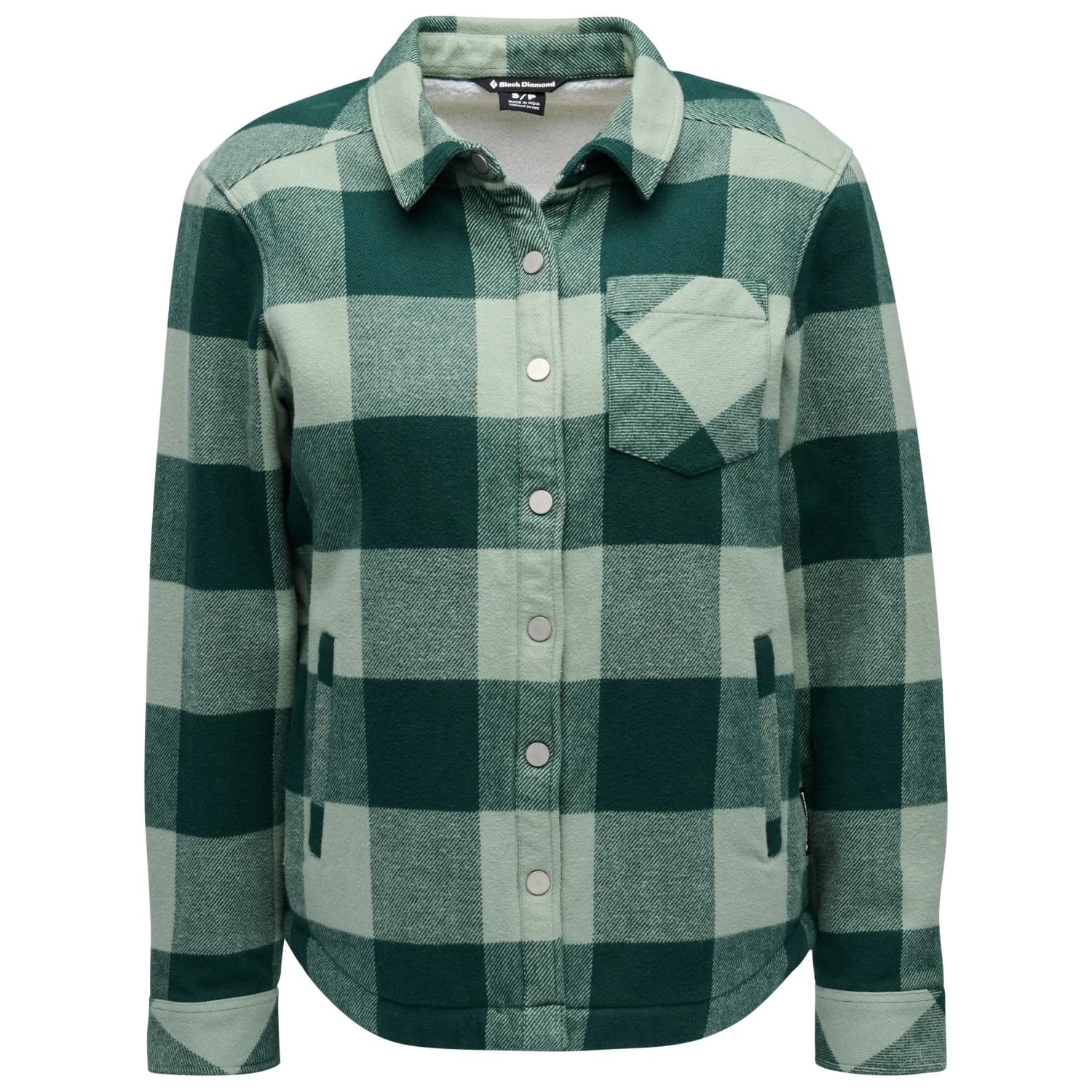 Дамско ежедневно яке Black Diamond Women's Project Lined Flannel Shirt - Deep Woods / Agave