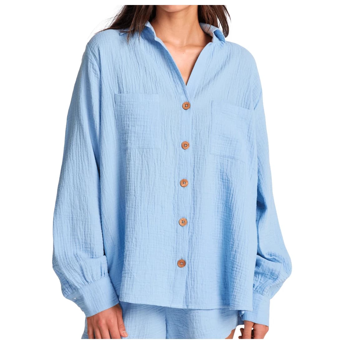 Дамска блуза Billabong Women's Swell Blouse - Twilight Blue
