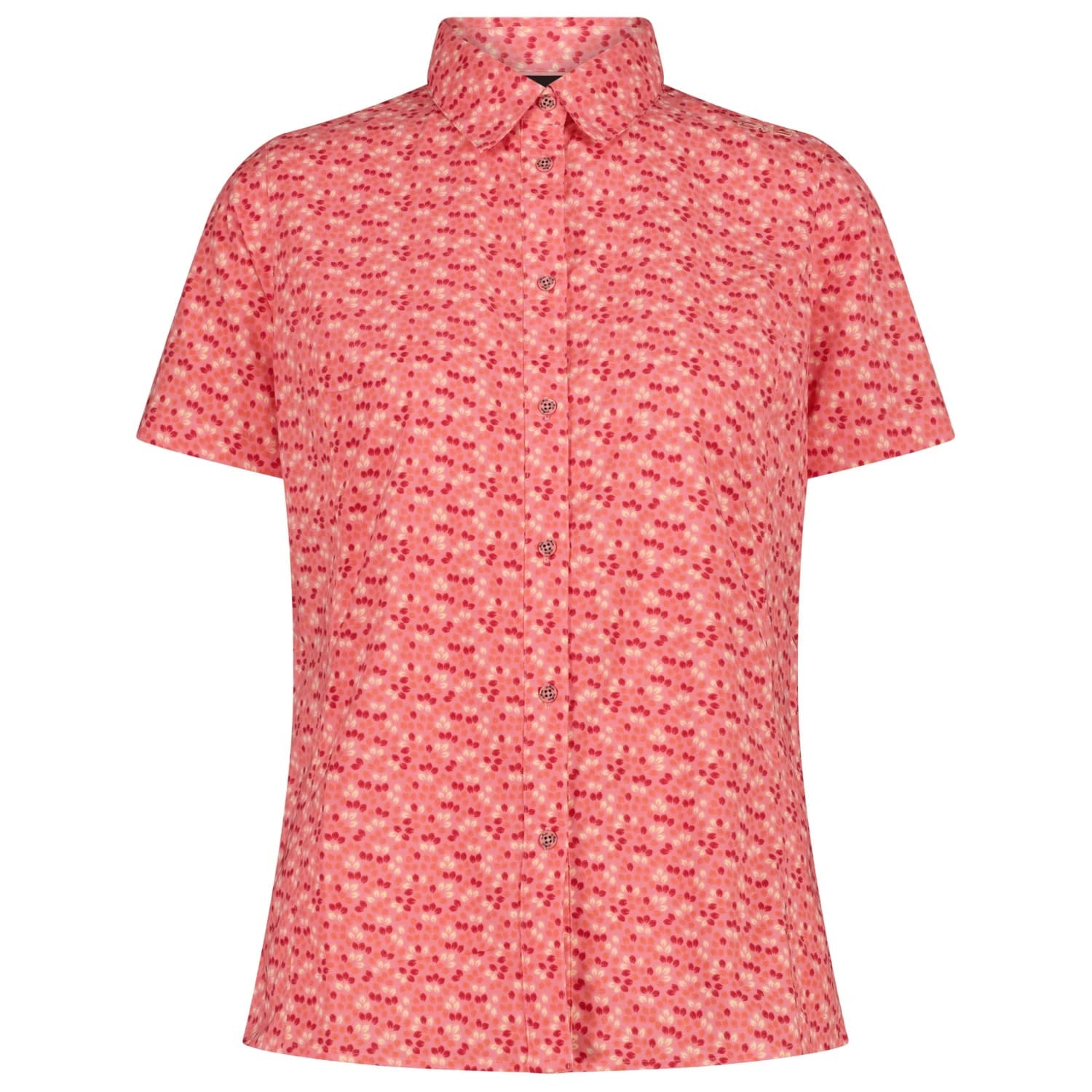 Дамска блуза CMP Women's Shortsleeve Shirt with Pattern Blouse - Coral