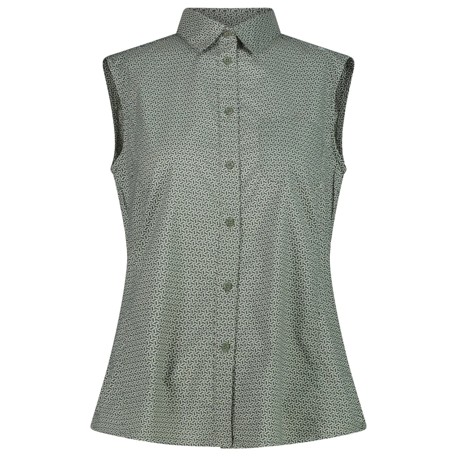 Дамска блуза CMP Women's Sleeveless Shirt Blouse - Avocado / Pistacchio