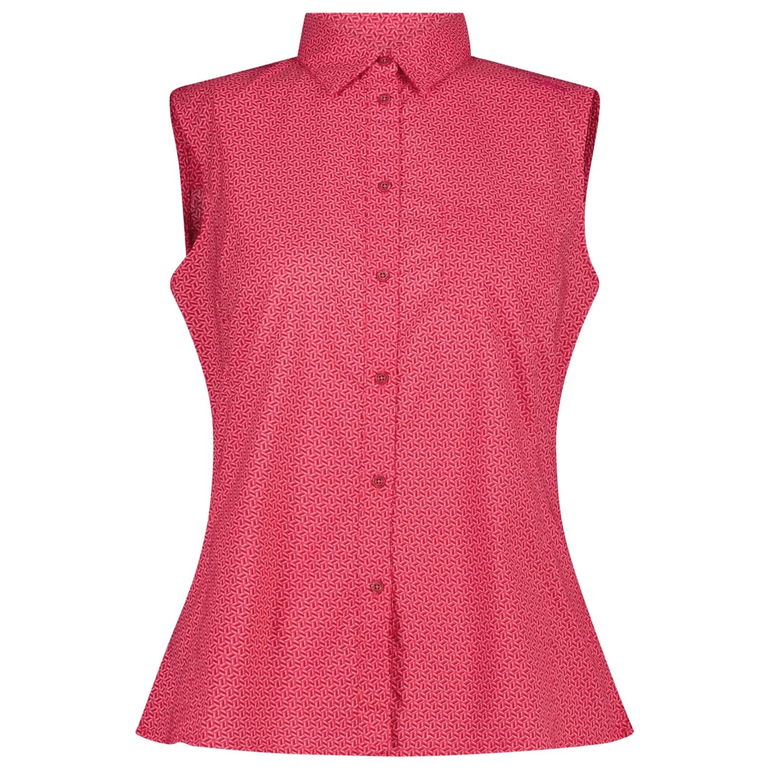 Дамска блуза CMP Women's Sleeveless Shirt Blouse - Magenta / Pink Fluo