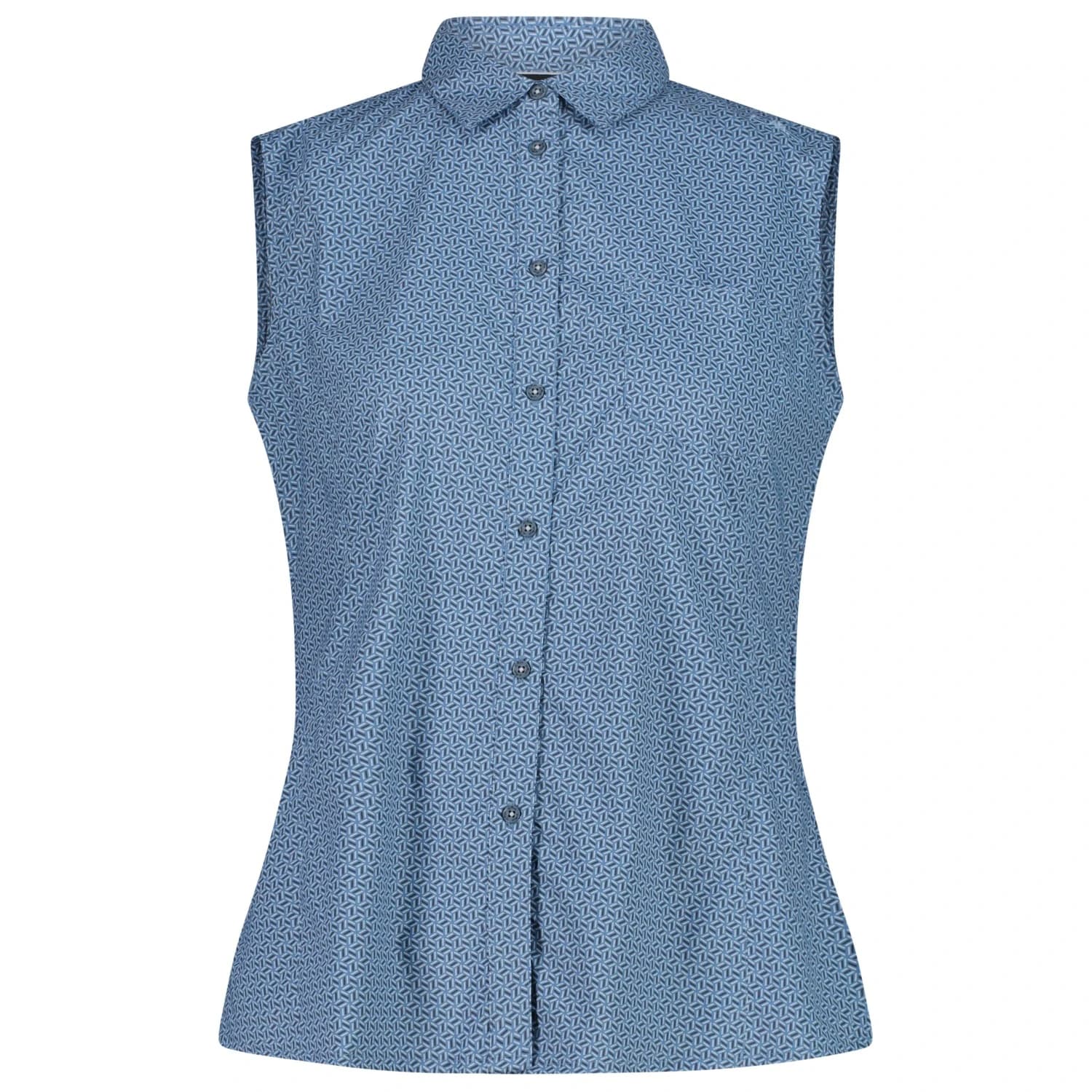 Дамска блуза CMP Women's Sleeveless Shirt Blouse - Space / Sky Blue