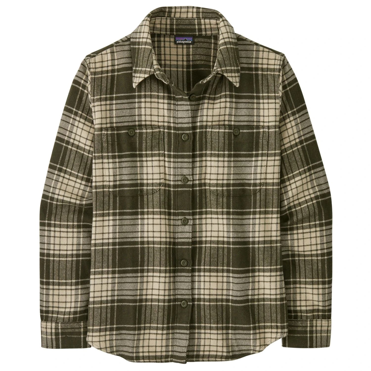 Дамска риза с копчета Patagonia Women's Fjord Flannel Shirt - Cascade: Pine Needle Green