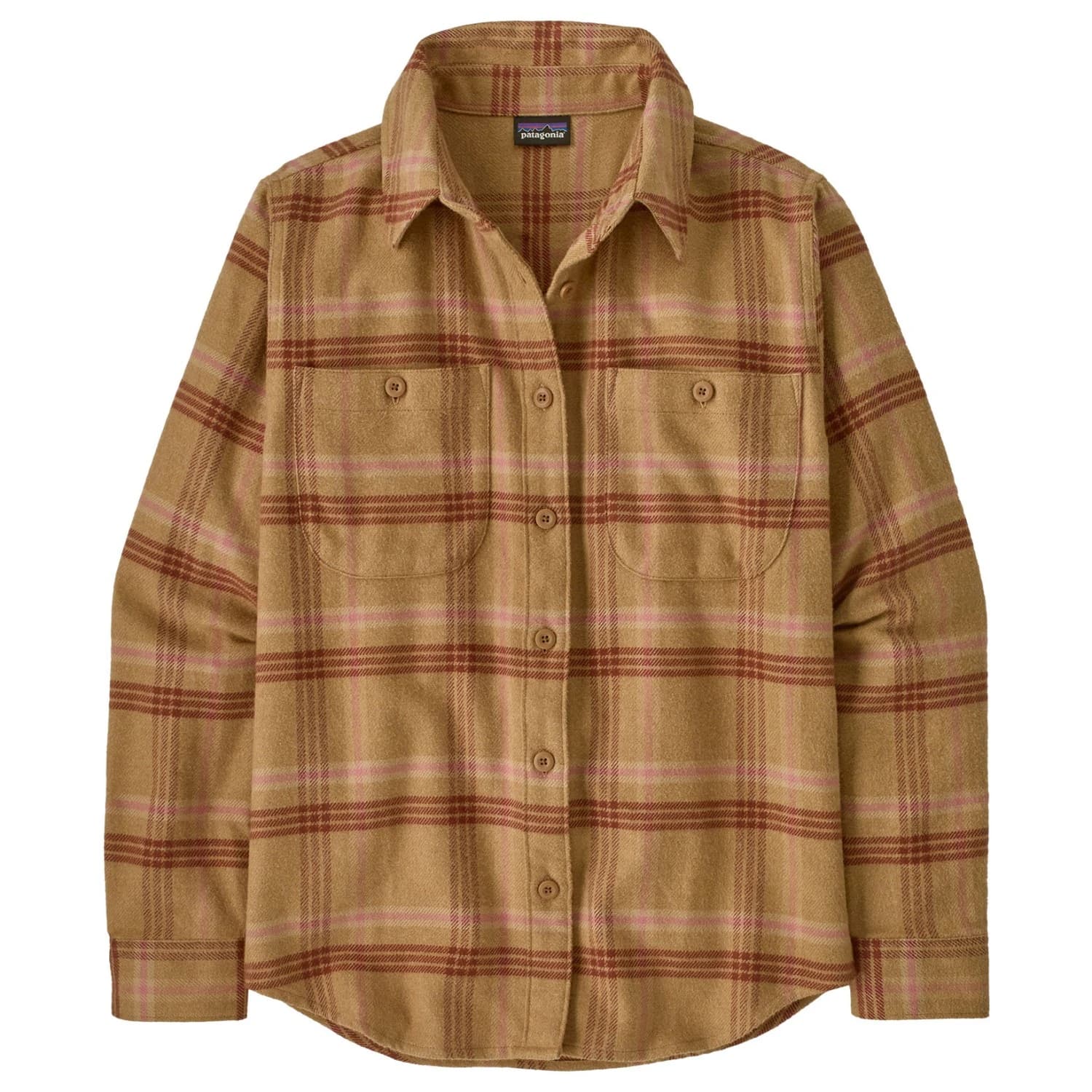 Дамска риза с копчета Patagonia Women's Fjord Flannel Shirt - Old Spruce: Nest Brown