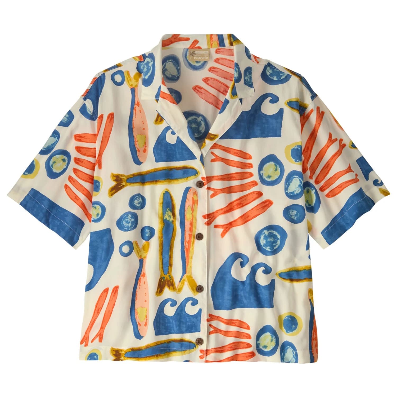 Дамска блуза Patagonia Women's Tidal Threads Shirt Blouse - Sardines: Natural