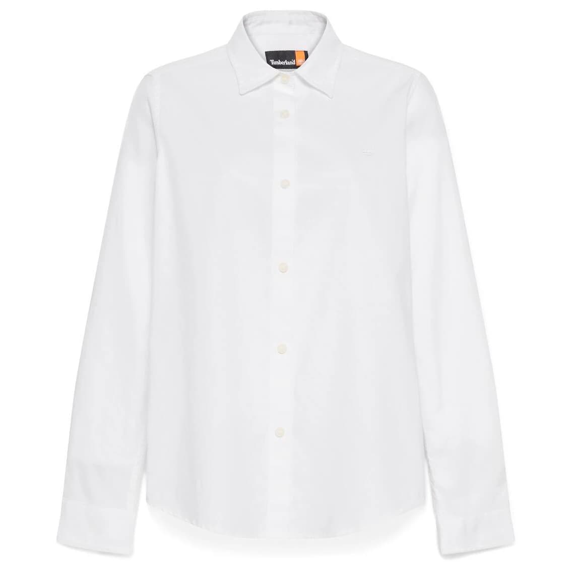 Дамска блуза Timberland Women's Oxford L/S Shirt Blouse - White Yd