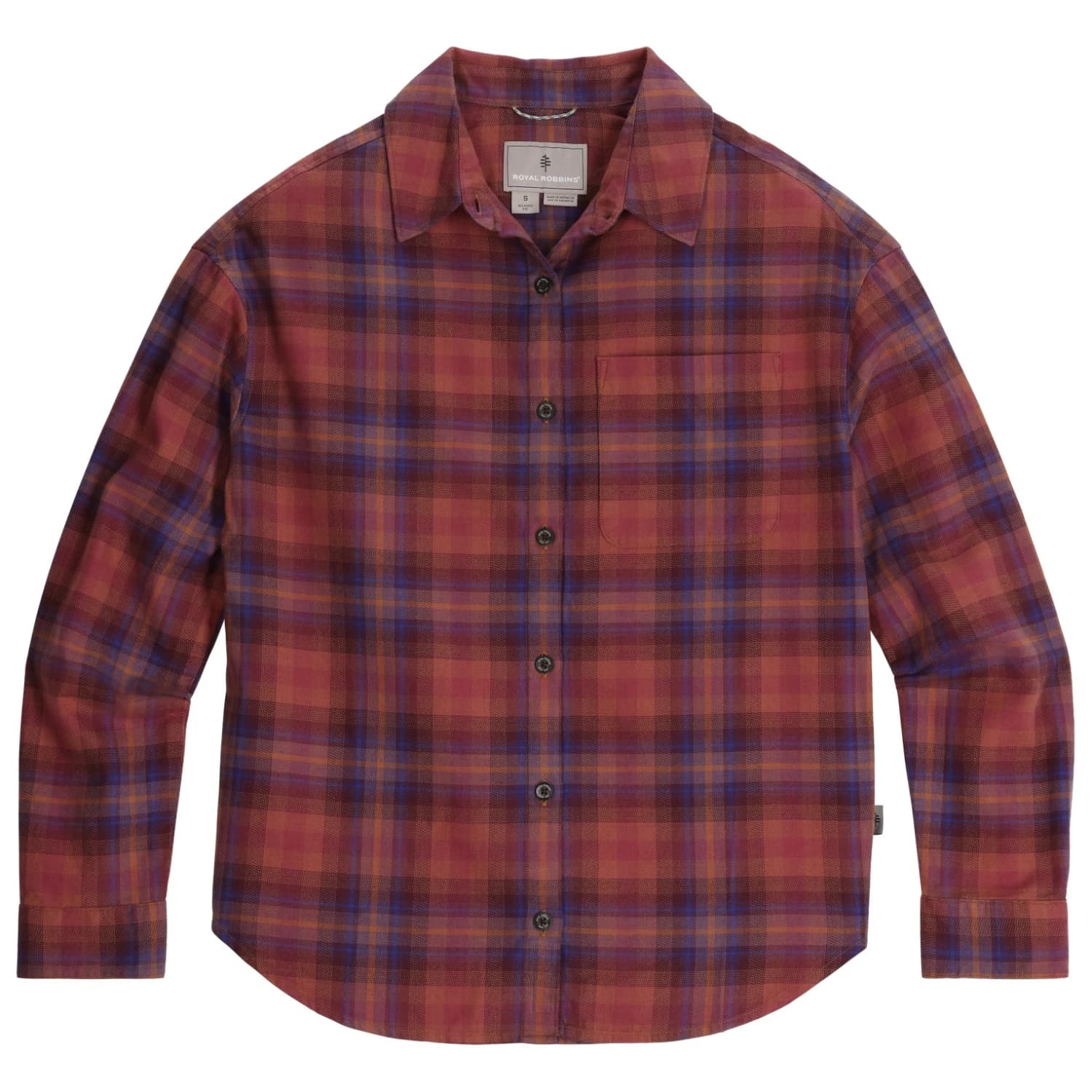 Дамска блуза Royal robbins Women's Lieback Overshirt Blouse - Wild Rhubarb Dipsea Pld