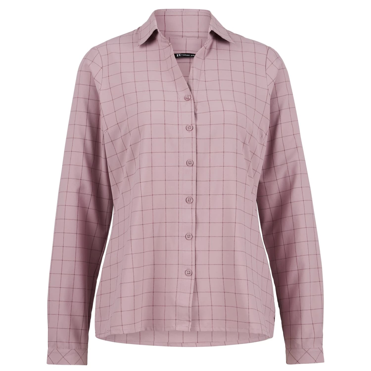 Дамска блуза Heber Peak Women's WillowHe. Trekking Shirt L/S Blouse - Lavender Grey / Plum Dusk