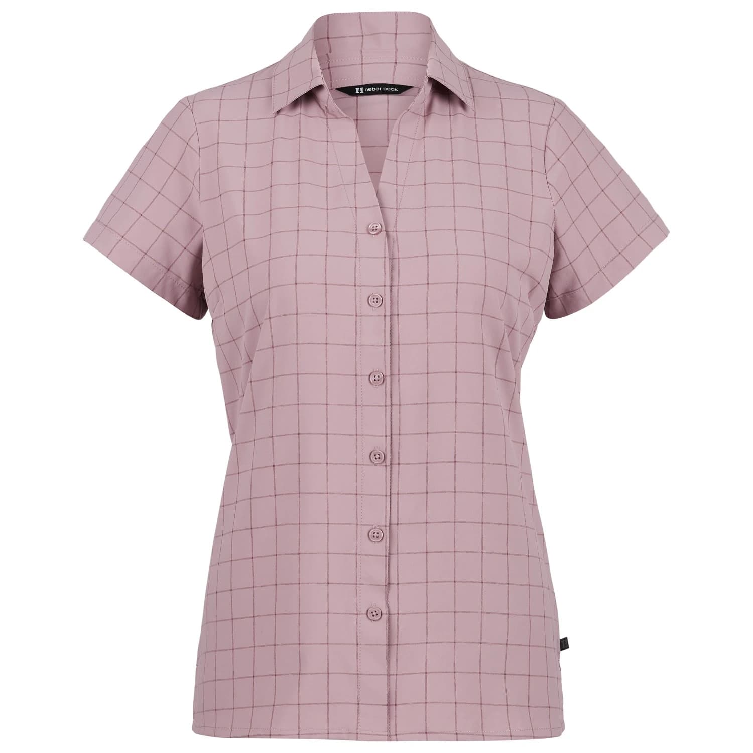 Дамска блуза Heber Peak Women's WillowHe. Trekking Shirt S/S Blouse - Lavender Grey / Plum Dusk