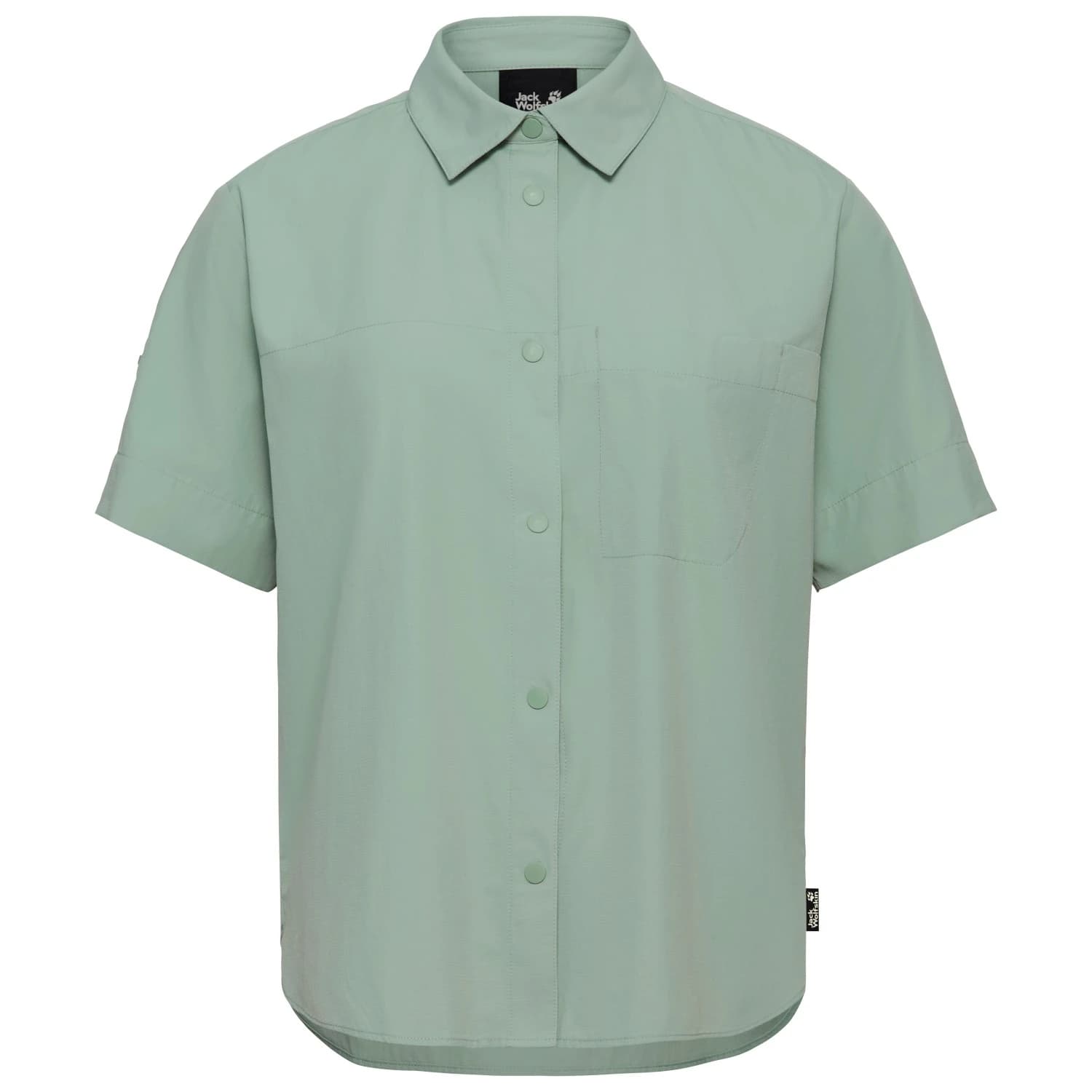 Дамска блуза Jack wolfskin Women's Sierra Canyon Shirt Blouse - Green Zinnia
