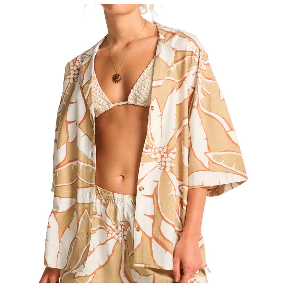 Дамска блуза Billabong Women's Beach Side Blouse - Stone