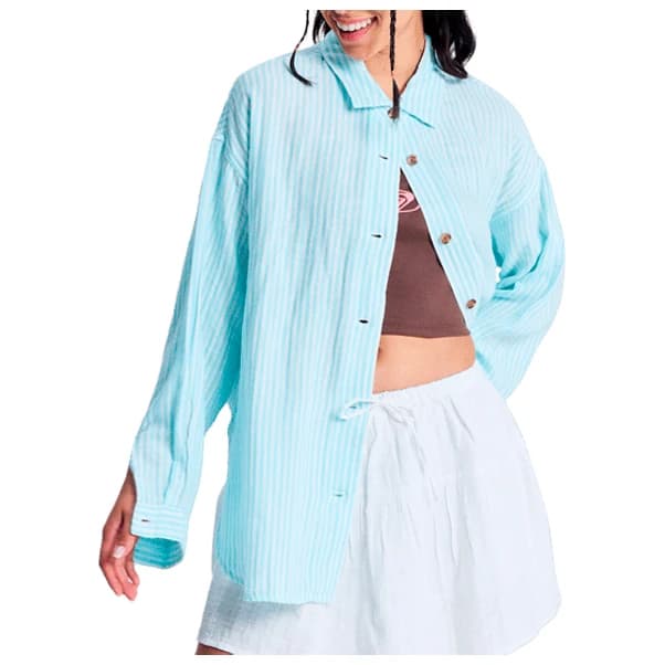 Дамска блуза Roxy Women's Morning Shine Stripe Blouse - Coconut Milk Regular Stripe