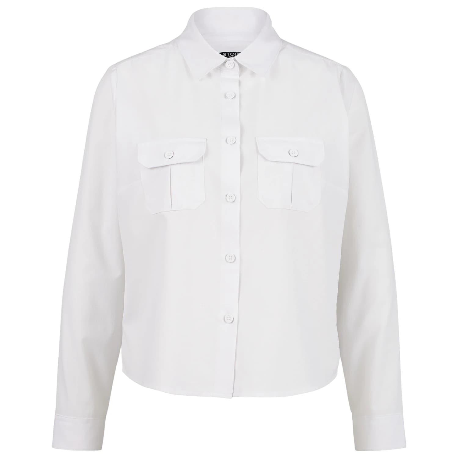 Дамска блуза Stoic Women's Antimosquito Byske L/S Loose Shirt Blouse - Blanc White