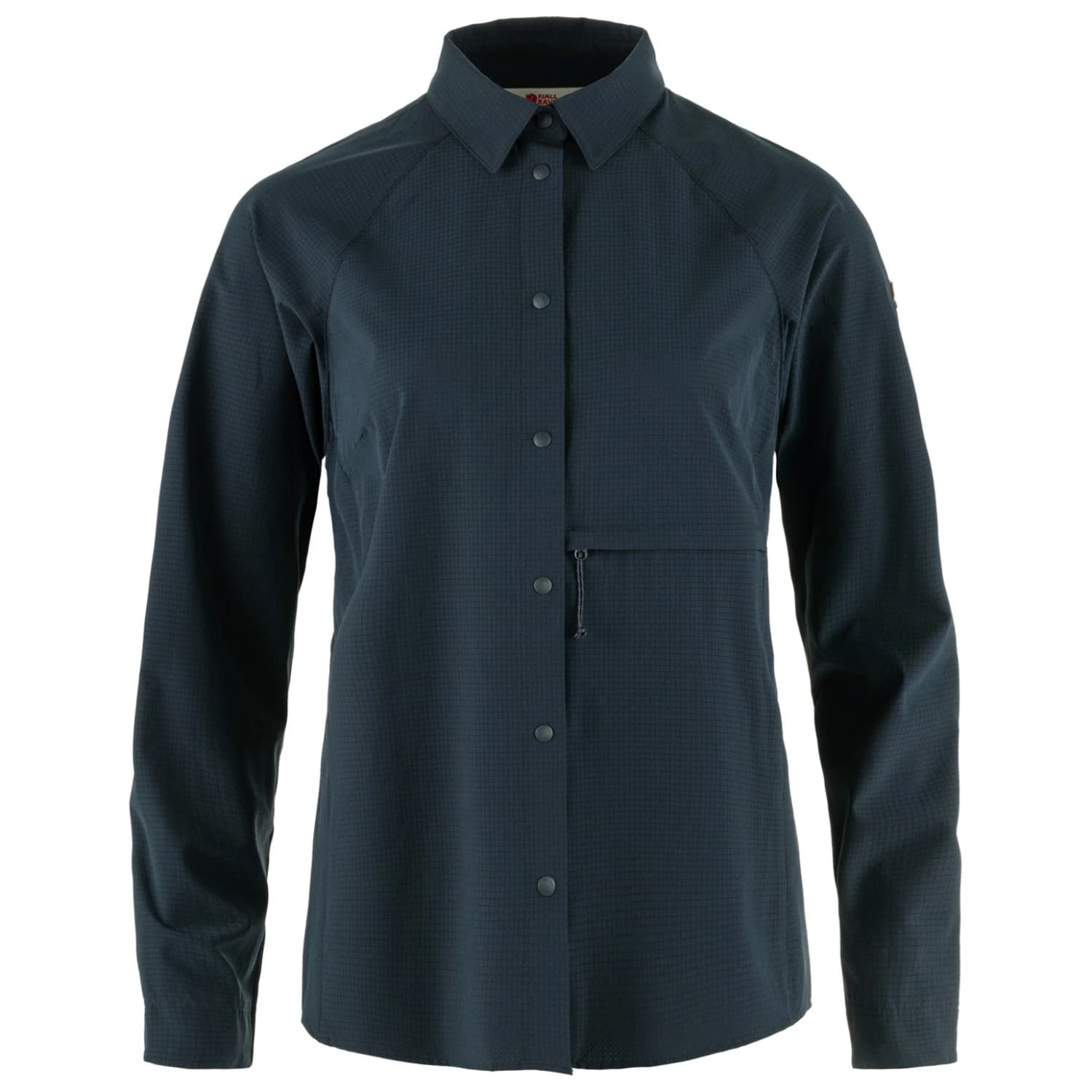 Дамска риза с копчета Fjällräven Women's Abisko Trekking Shirt - Dark Navy